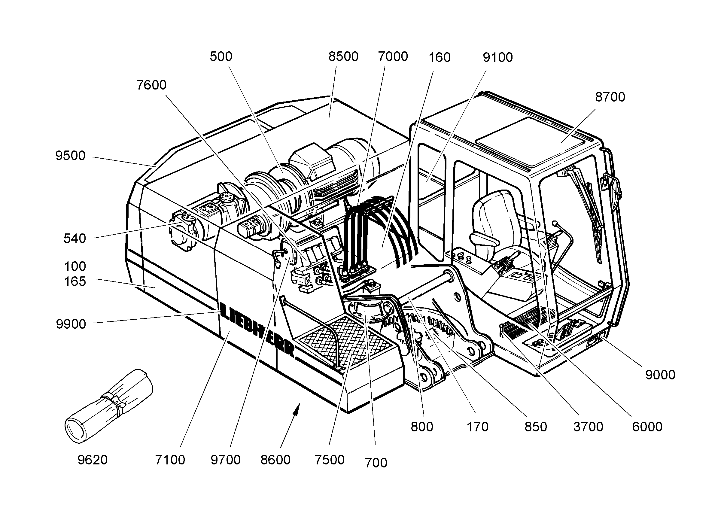 ЭЛЕКТРОШКАФ, УСТАНОВКА 400V 50HZ 9016923 LIEBHERR