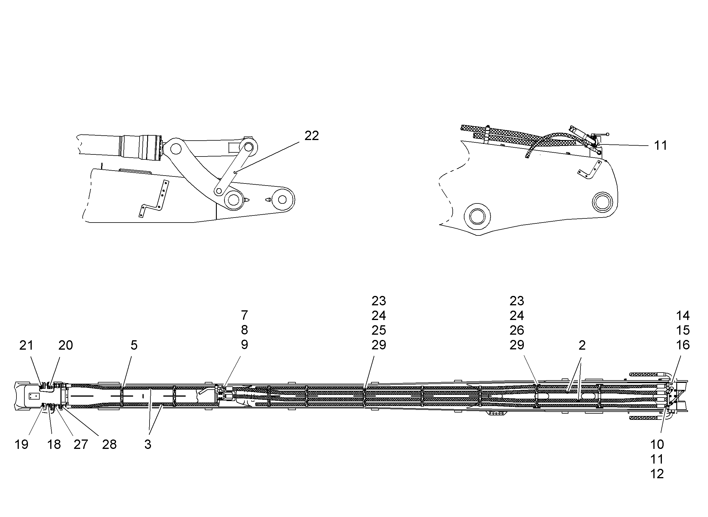 ШЛАНГ 25X5170 5616363 LIEBHERR