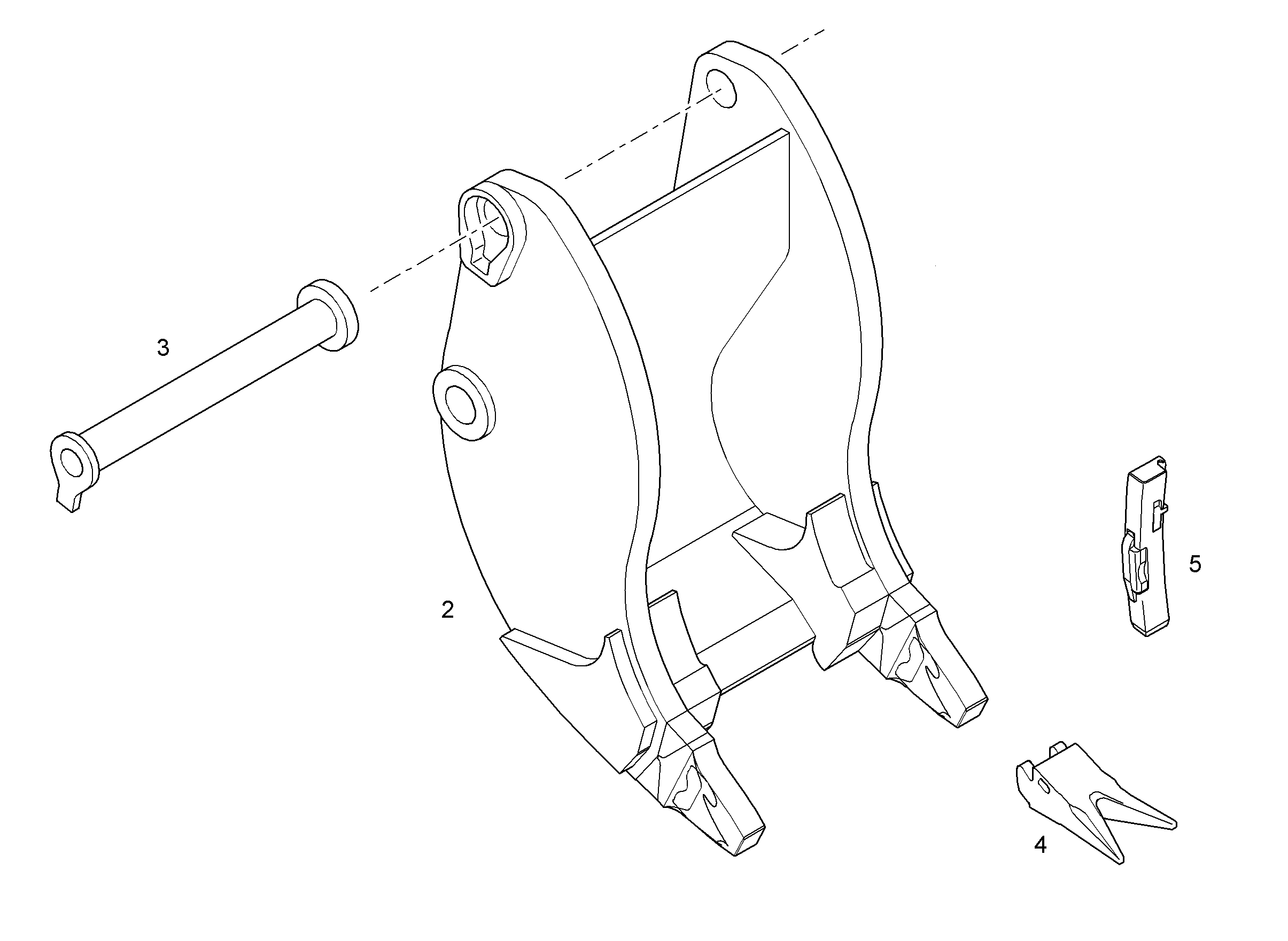 КОВШ СЪЕМНЫЙ 11363788 LIEBHERR