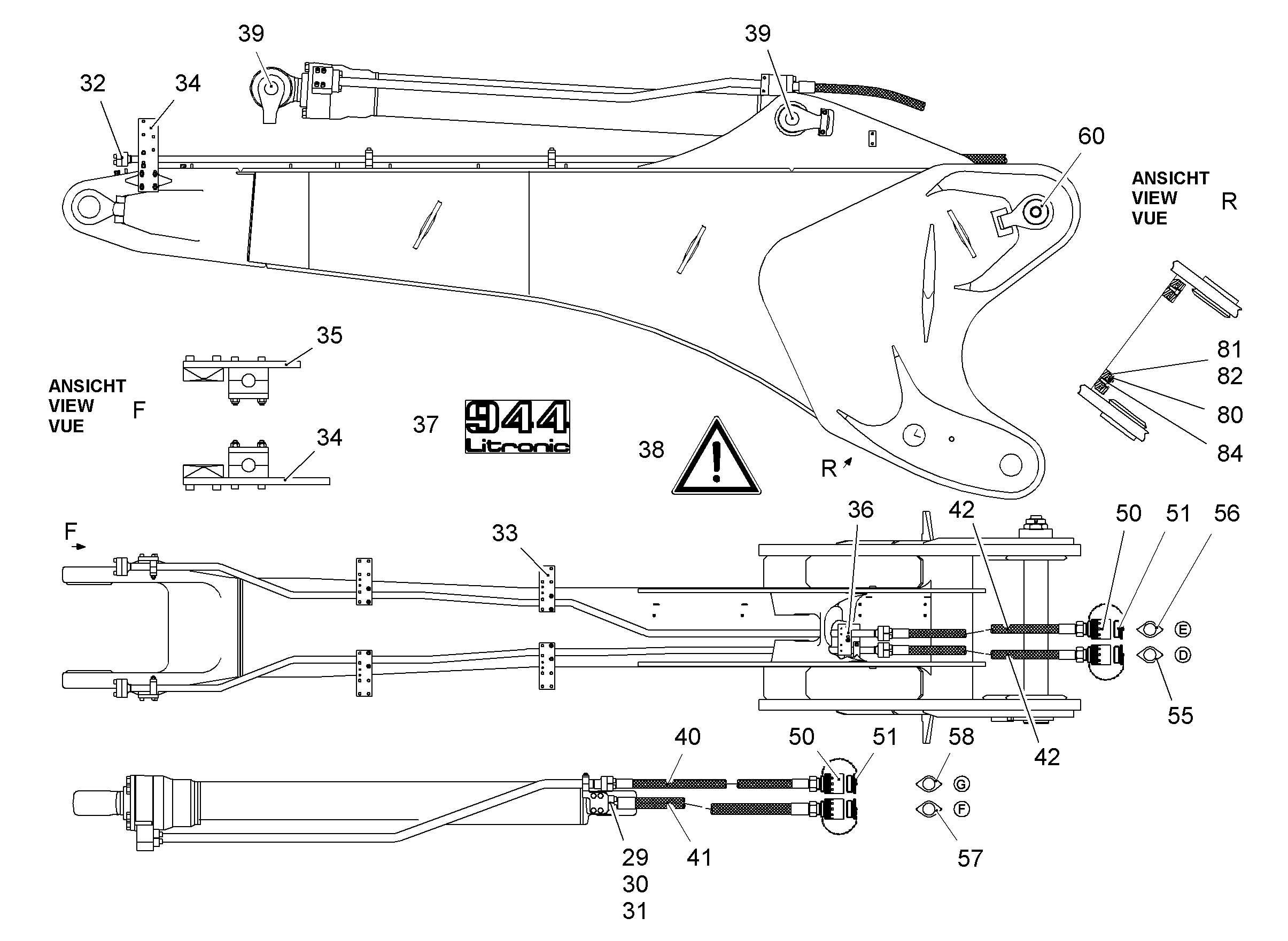 ШЛАНГ 25X1150 10007702 LIEBHERR