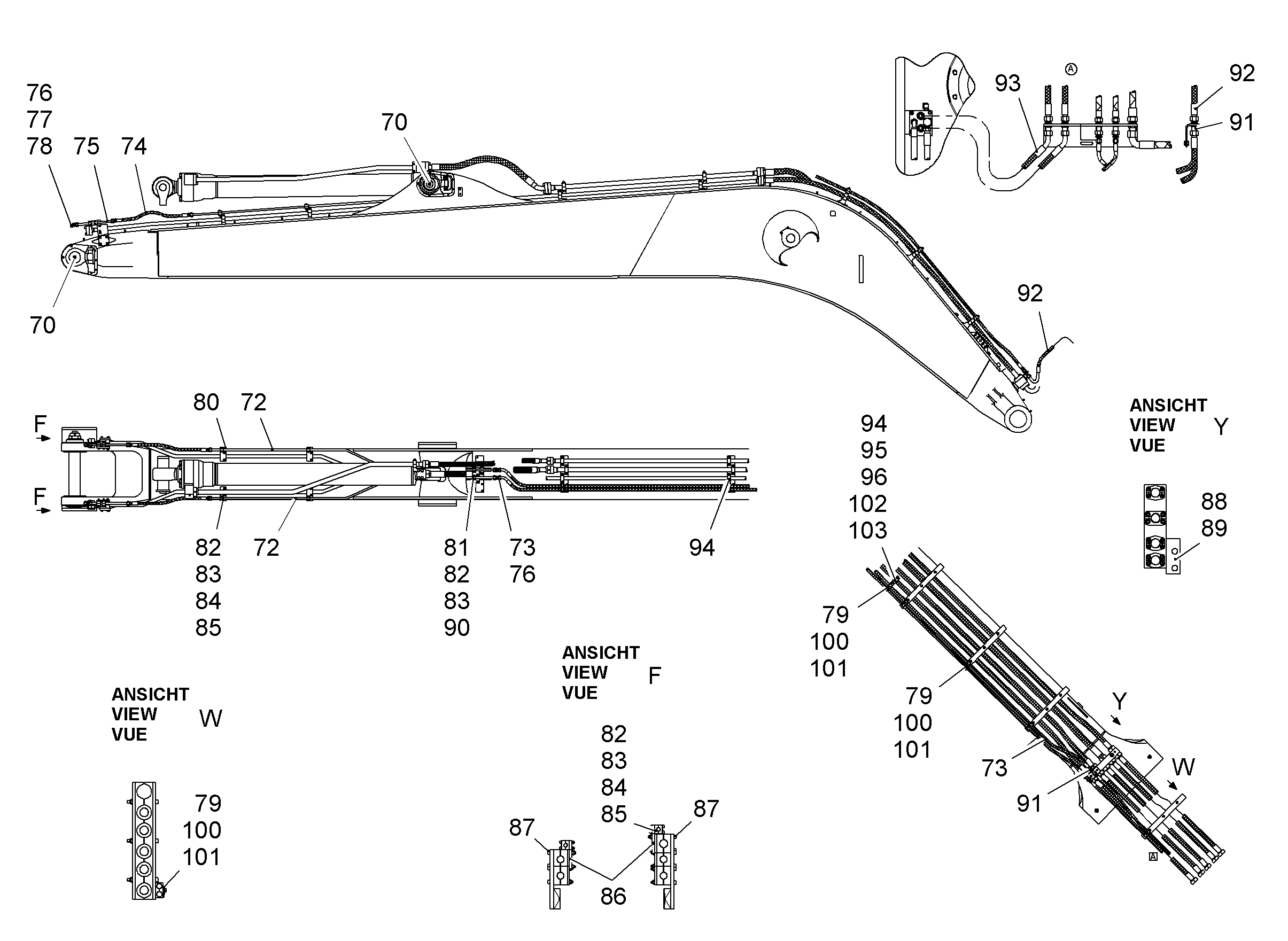 ШЛАНГ 12X5500 5616244 LIEBHERR