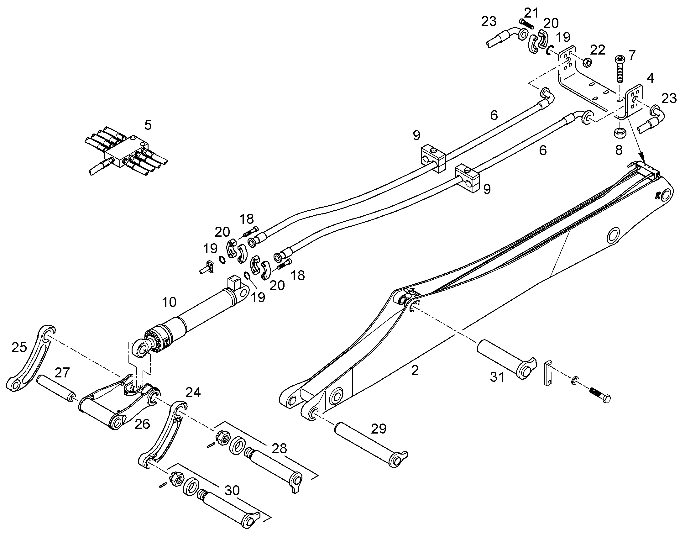 СМАЗОЧНЫЕ ЛИНИИ УСТАНОВКА 9936995 LIEBHERR