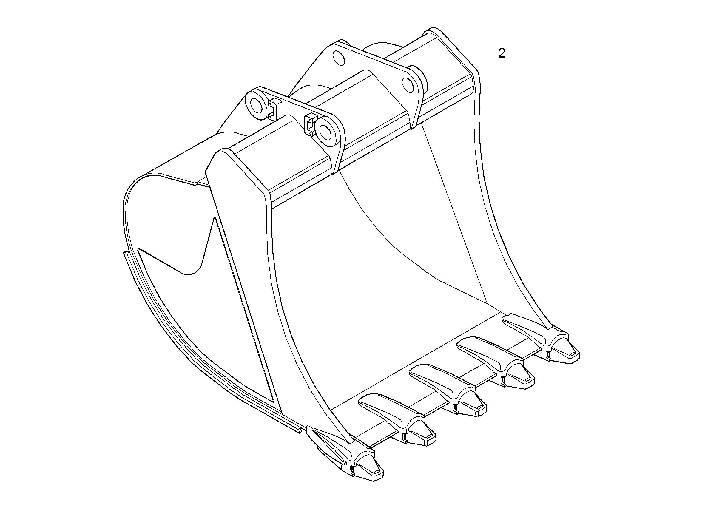 ЛОПАТА ОБРАТНАЯ HD 9937135 LIEBHERR
