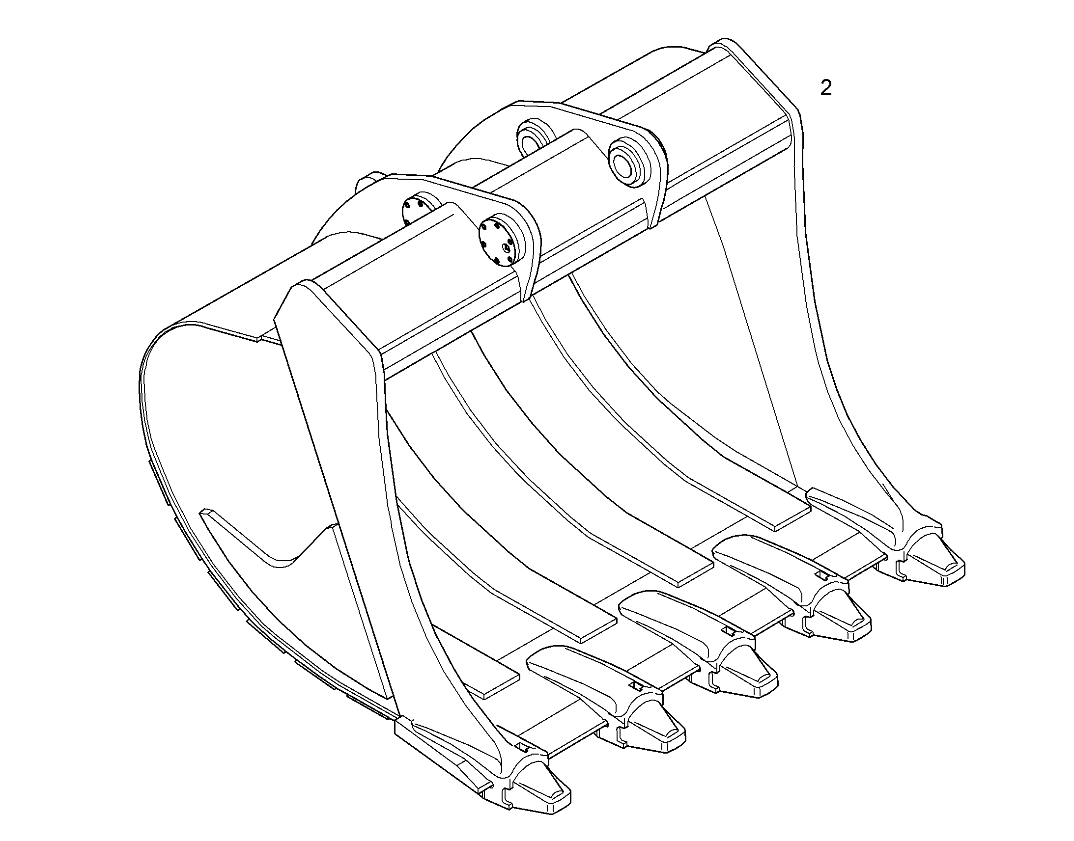 ЛОПАТА ОБРАТНАЯ HD 9937507 LIEBHERR