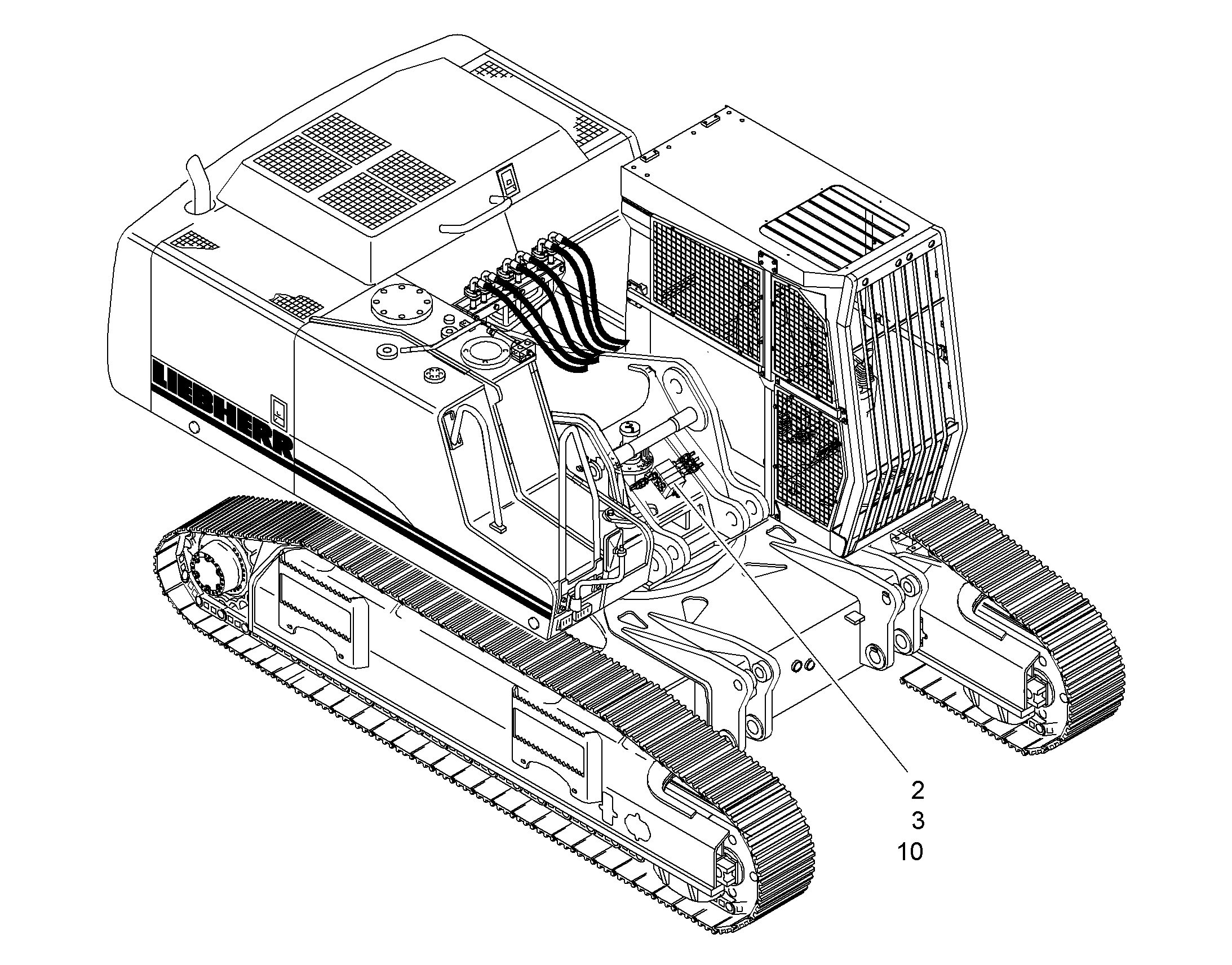 КОЛЕНО 1 В СБОРЕ 9937259 LIEBHERR
