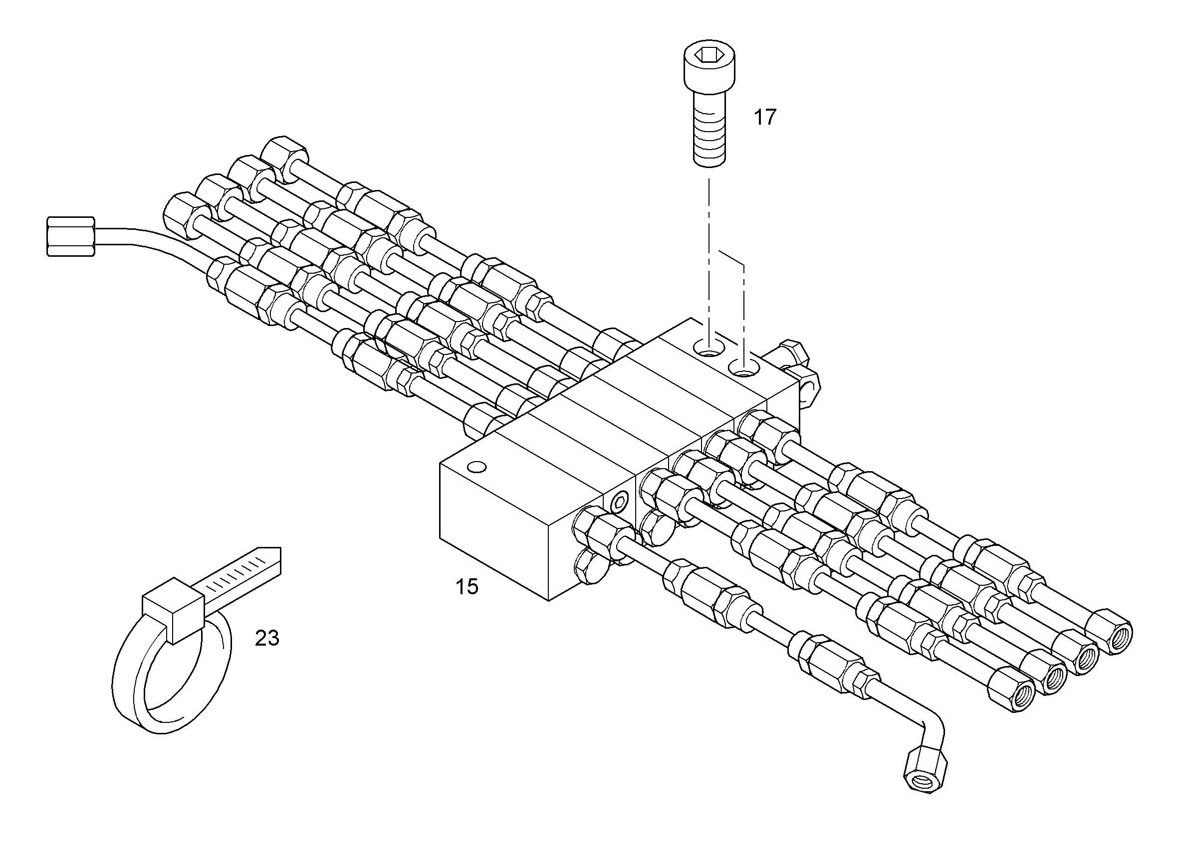 РАСПРЕДЕЛИТЕЛЬ MX-F 6/10 10022520 LIEBHERR