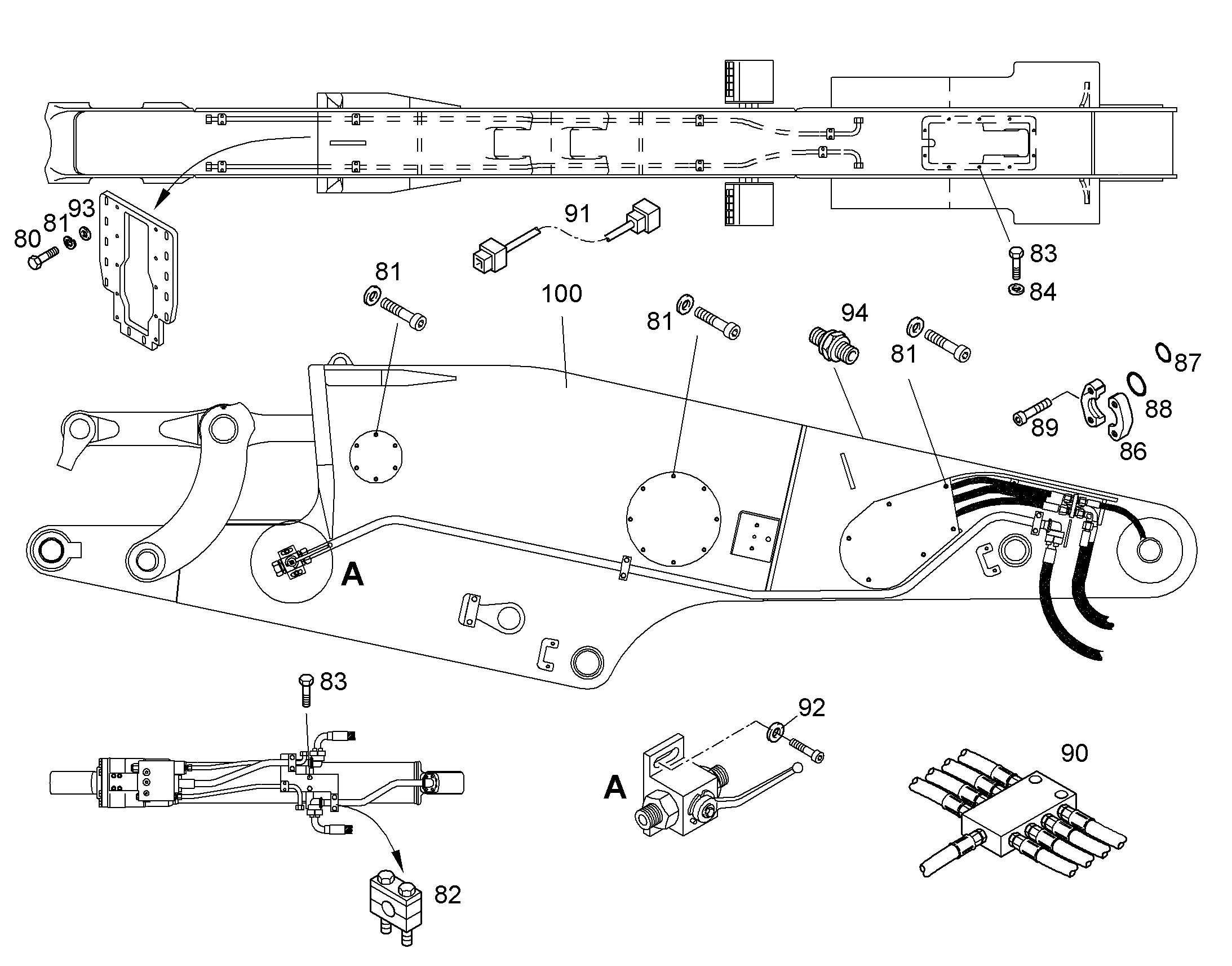 СМАЗОЧНЫЕ ЛИНИИ УСТАНОВКА 9936833 LIEBHERR