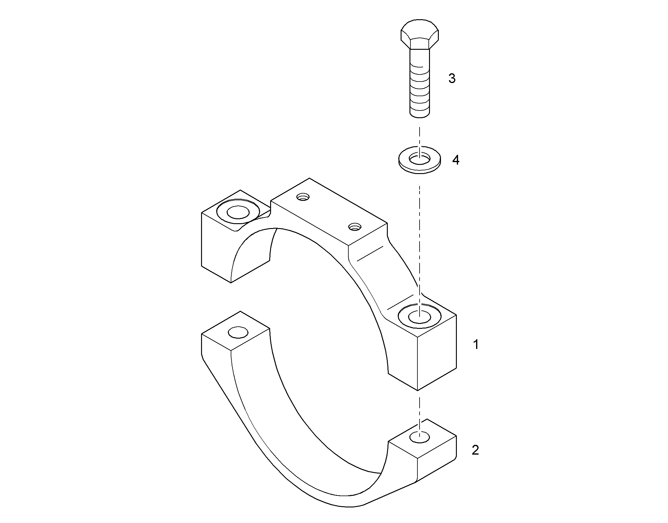 ПОЛУХОМУТИК d=182 9823762 LIEBHERR