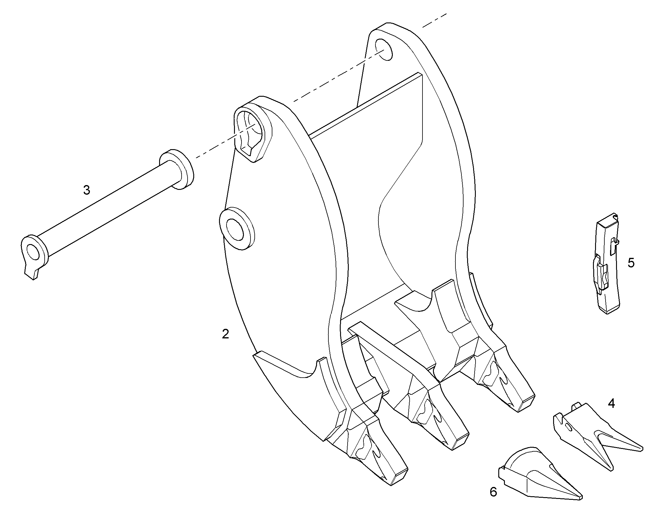КОВШ СЪЕМНЫЙ 11363300 LIEBHERR