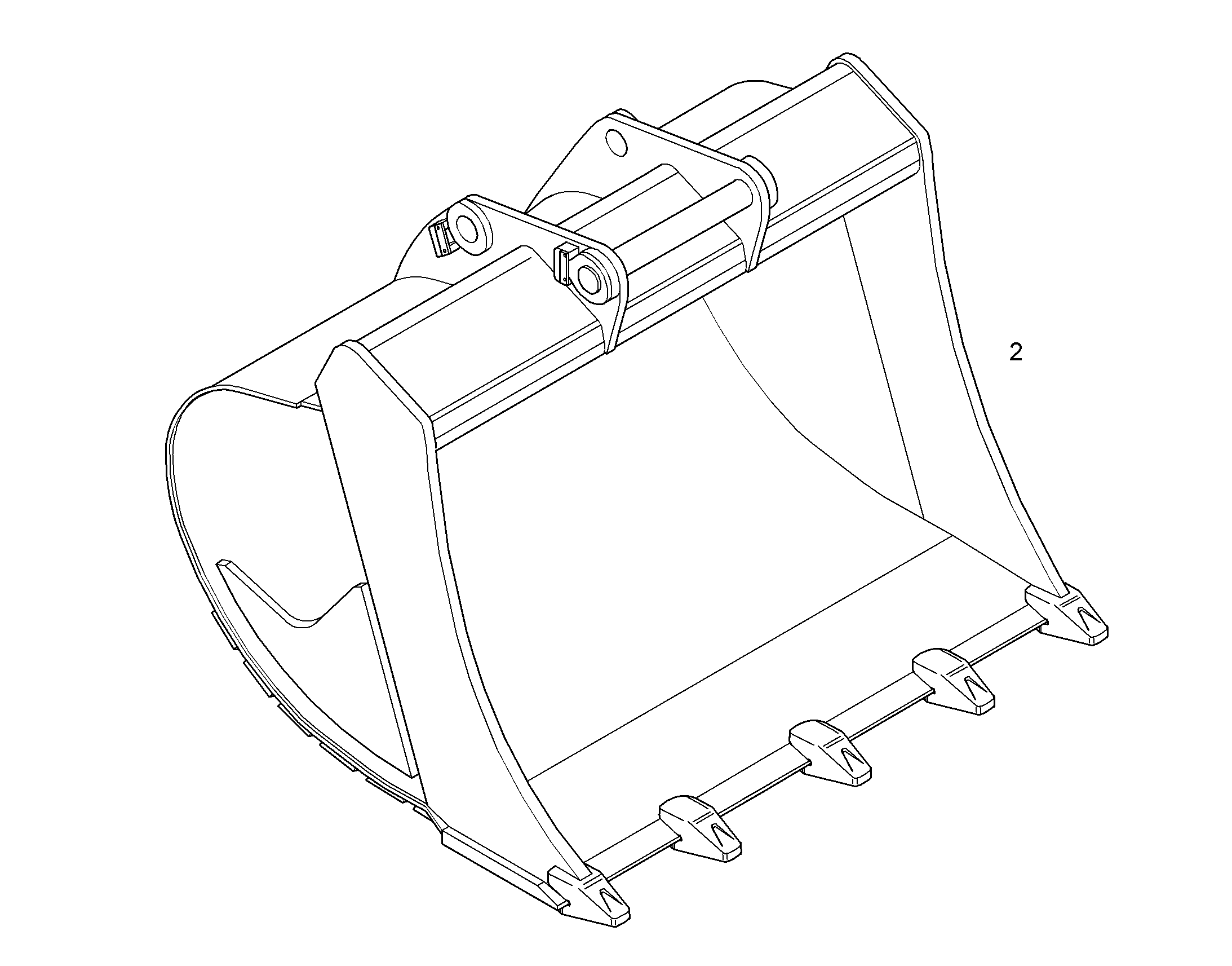 ЛОПАТА ОБРАТНАЯ HDL 10052274 LIEBHERR