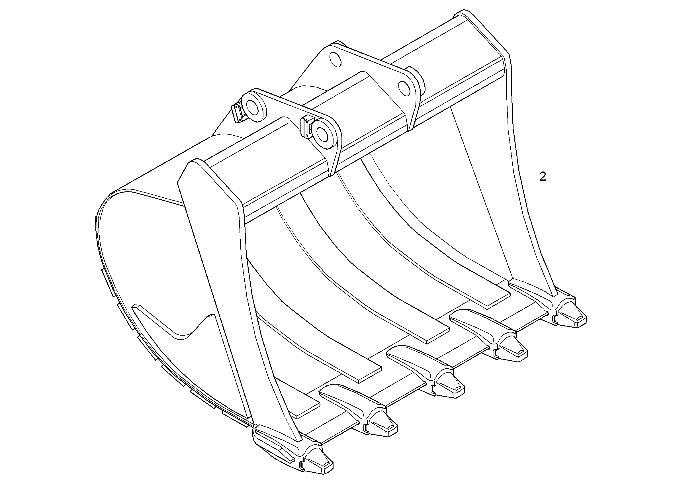 ЛОПАТА ОБРАТНАЯ HD 9941179 LIEBHERR