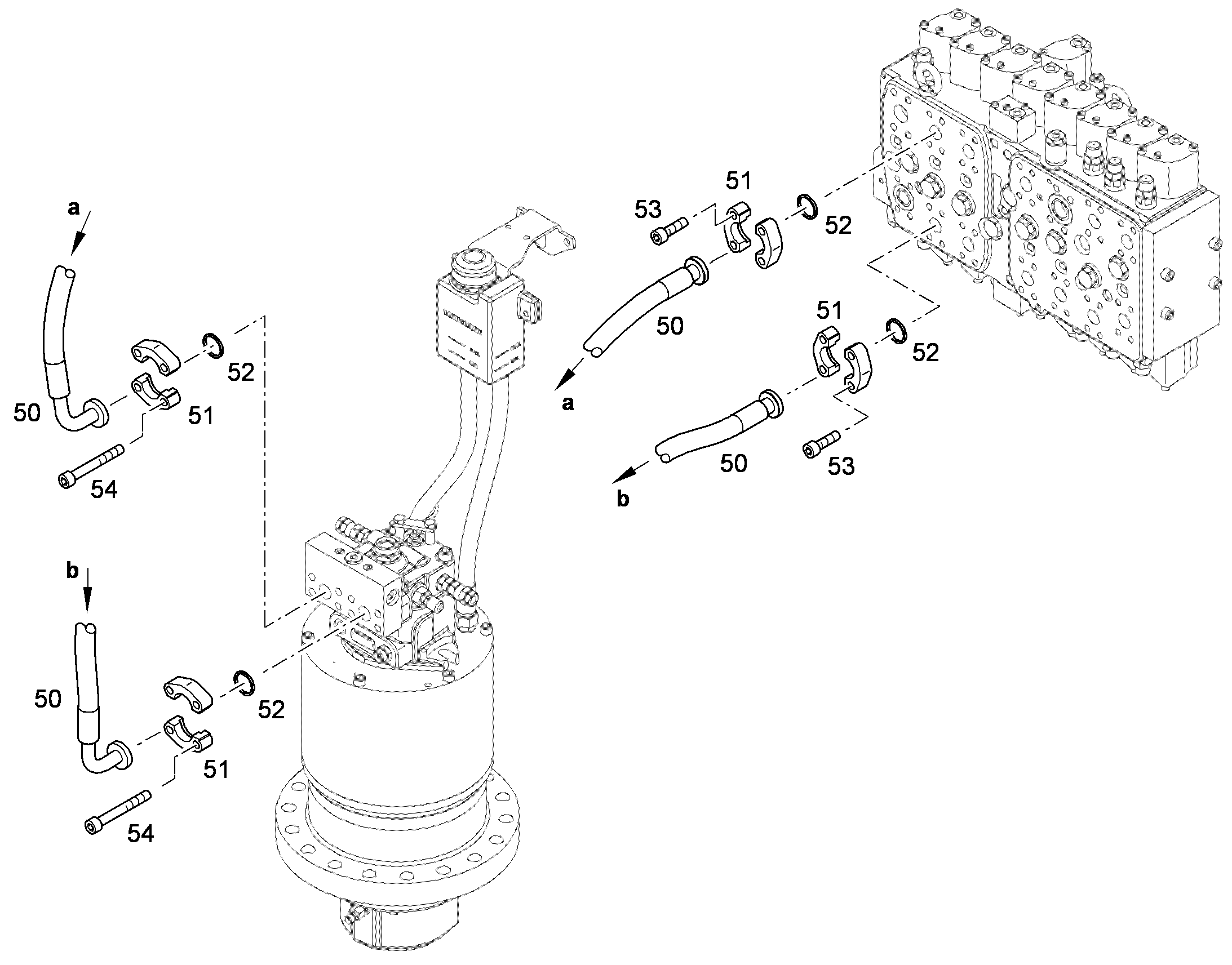 ШЛАНГ 20X840 10492056 LIEBHERR