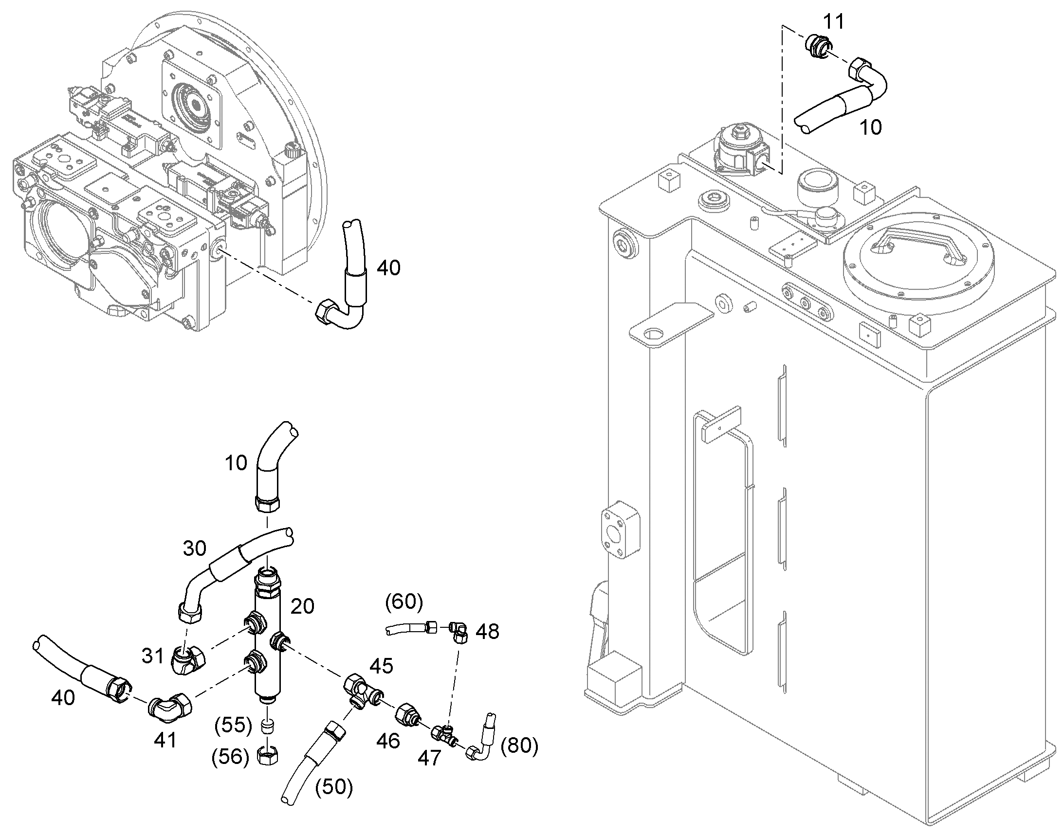 КОЛЛЕКТОР 10115338 LIEBHERR