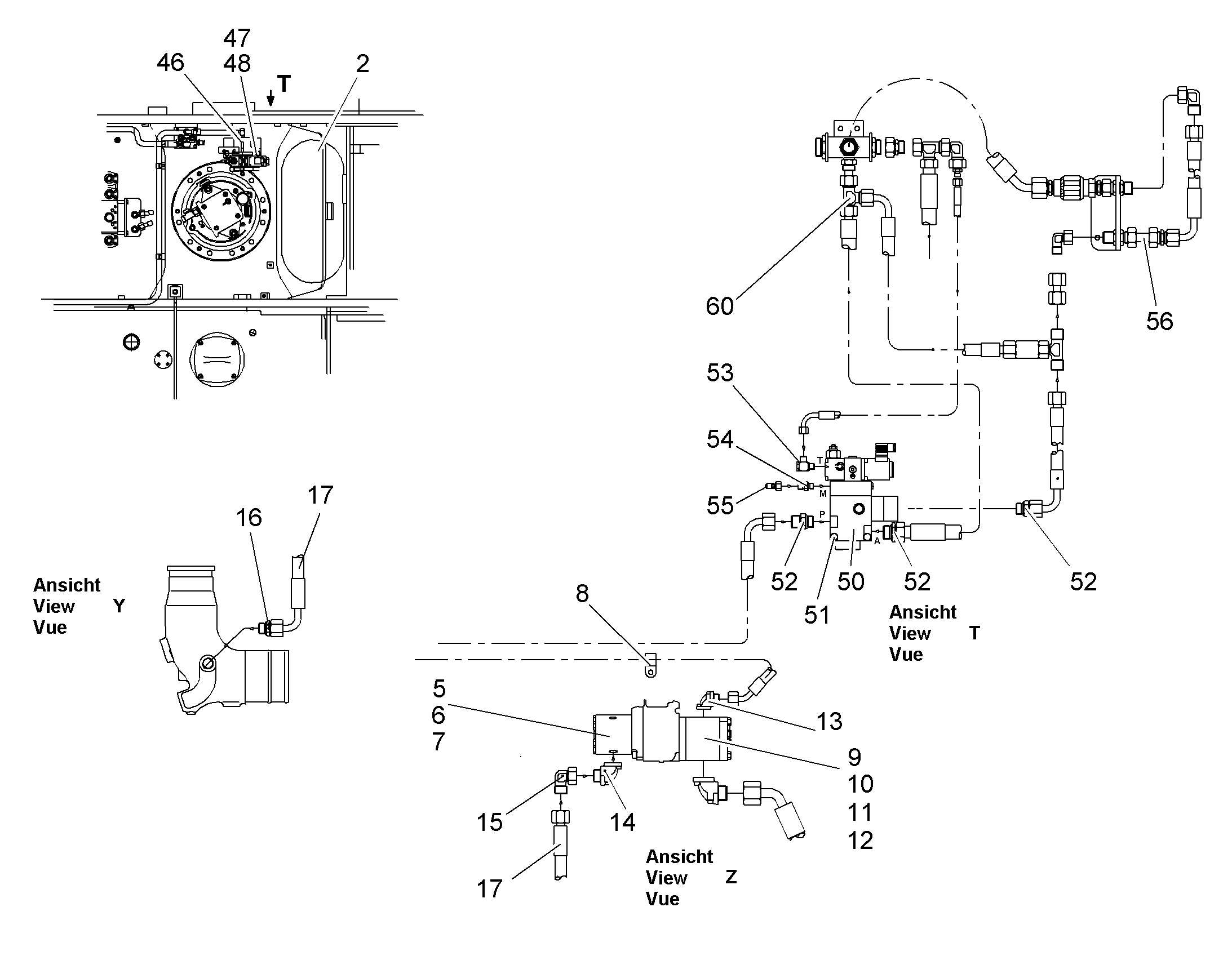 ПЕРЕОБОРУД. ПОВОР. ПЛАТФОРМЫ 9939732 LIEBHERR