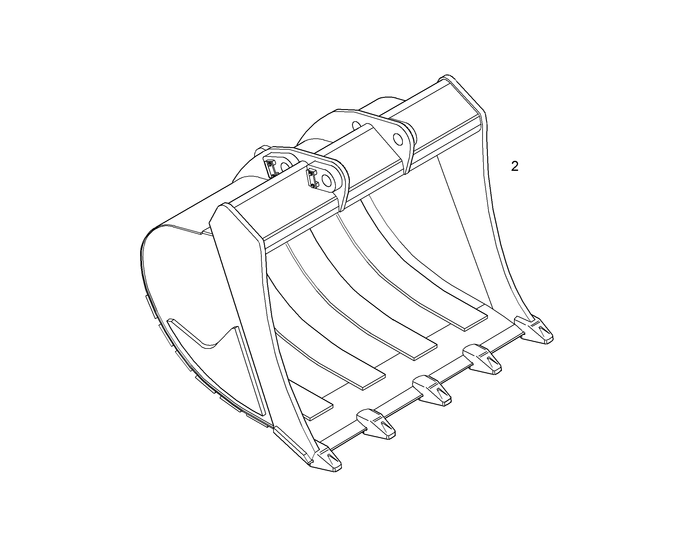 ЛОПАТА ОБРАТНАЯ HD 9942726 LIEBHERR