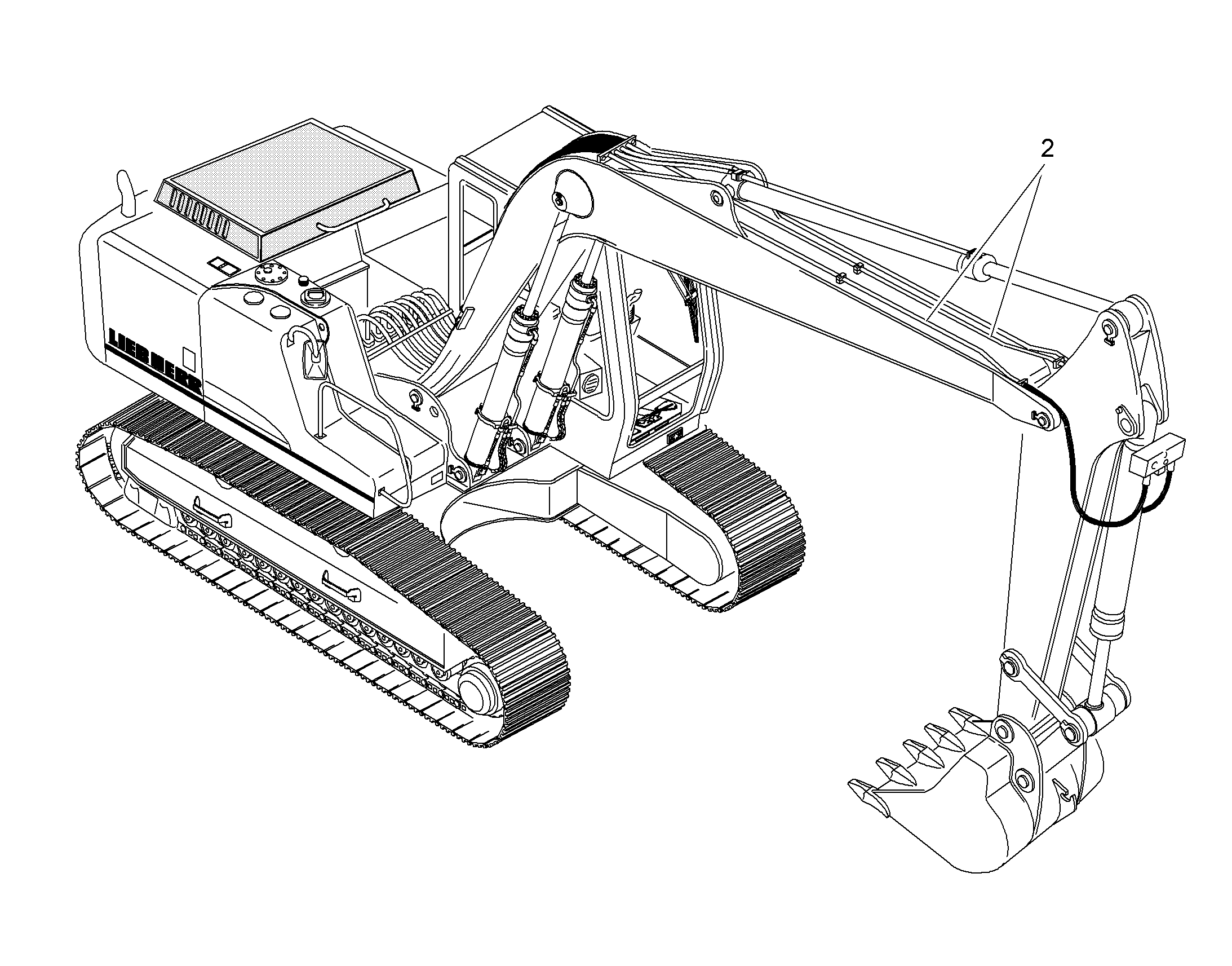 ПРОВОДКА МОНТАЖ AHS 9936231 LIEBHERR