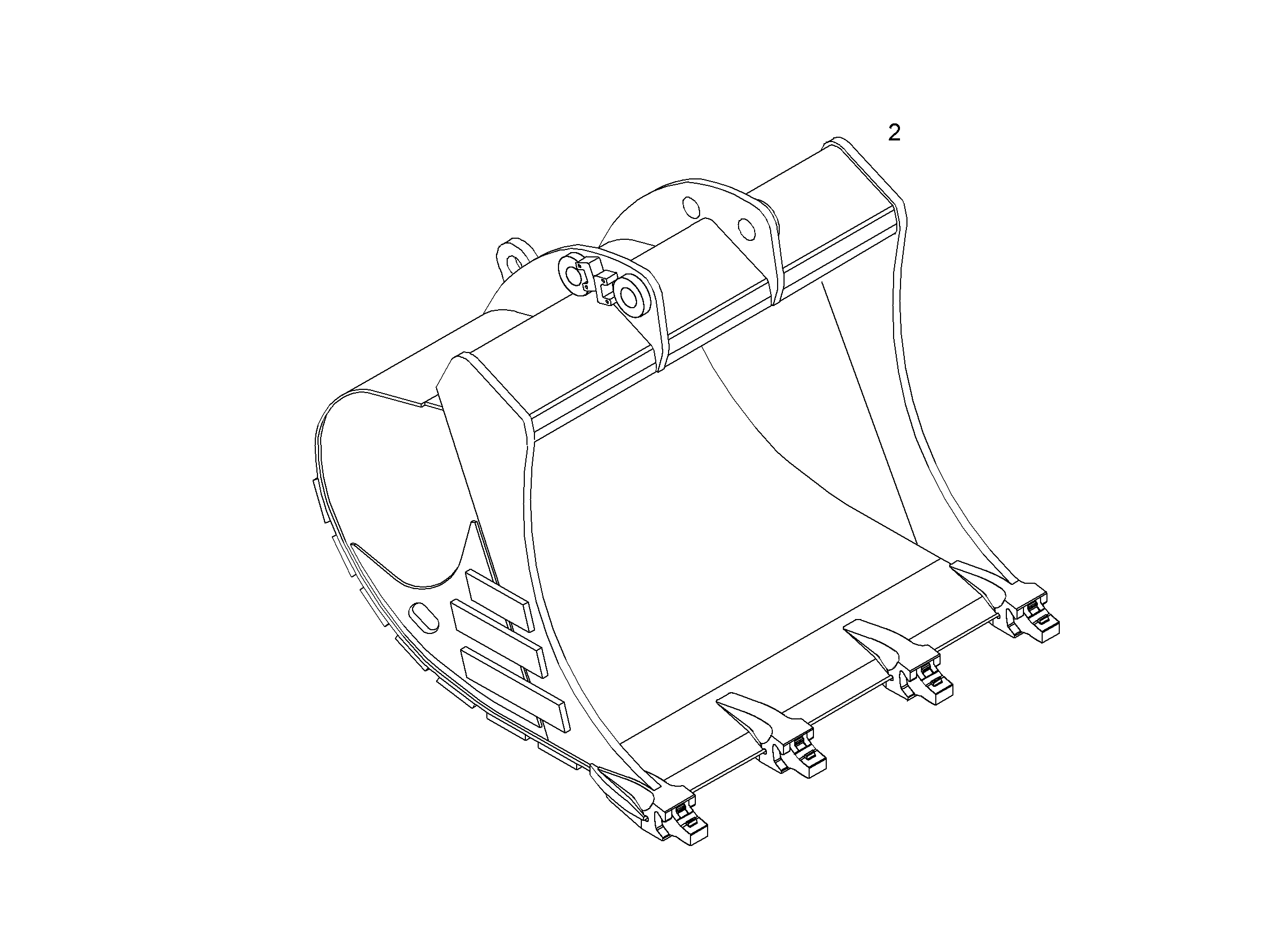 ЛОПАТА ОБРАТНАЯ HD-SL 9017905 LIEBHERR