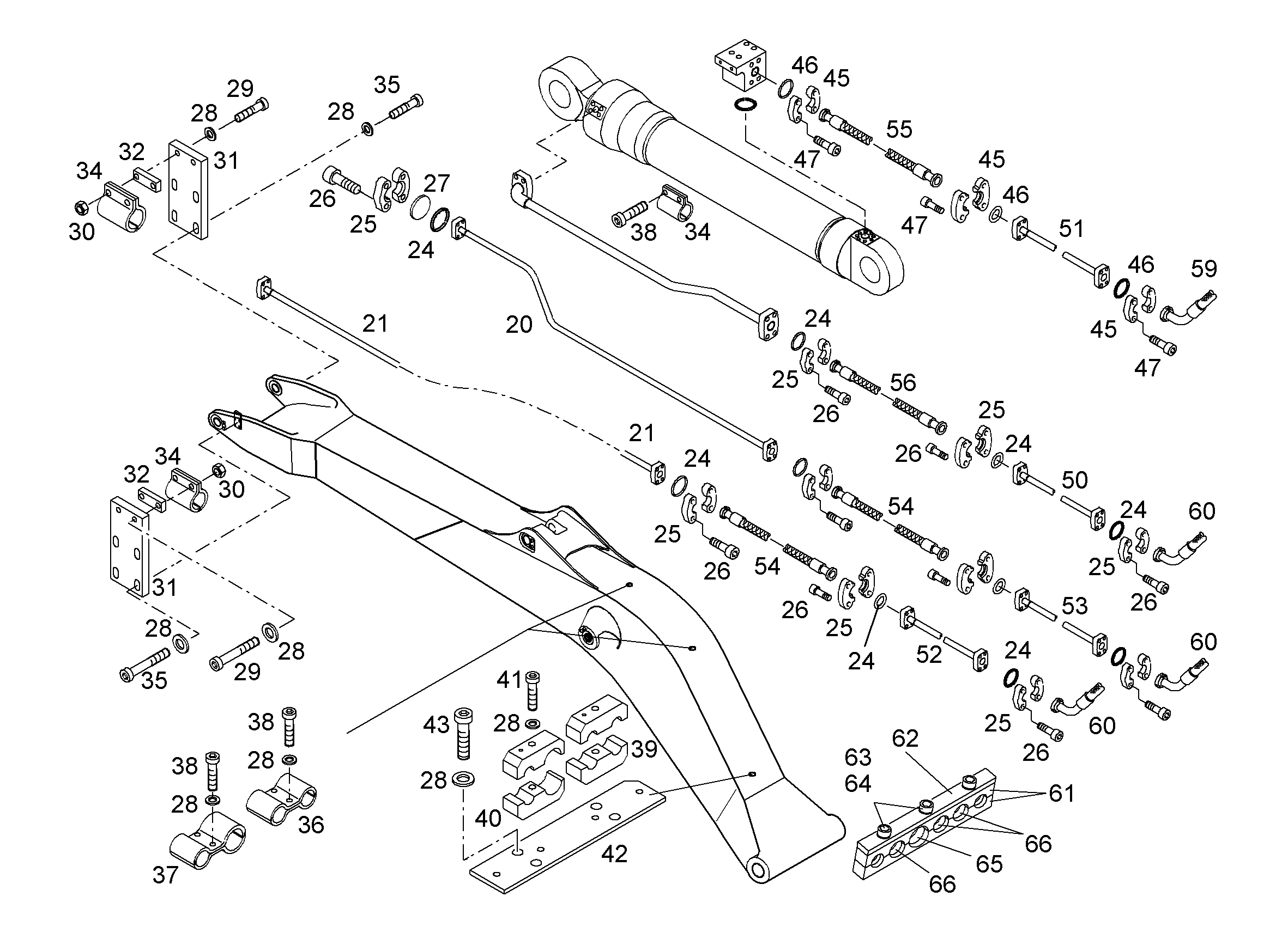 ШЛАНГ 32X2000 10023346 LIEBHERR