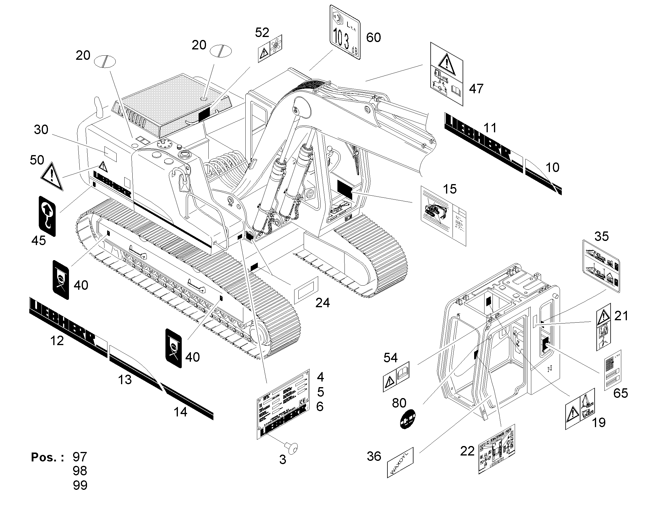 ПЕДАЛЬ ПЕРЕКЛ. МОЛОТОК/НОЖНИЦЫ 10071108 LIEBHERR