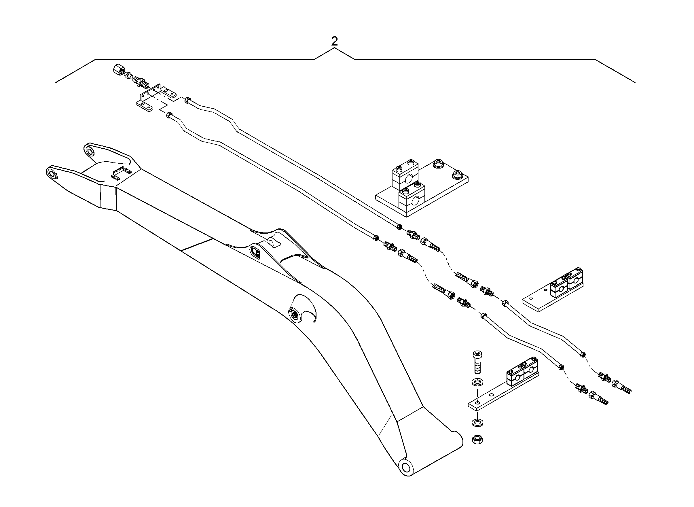 ПРОВОДКА ПРИВОД МЕХ. ПОВОРОТА 9936299 LIEBHERR