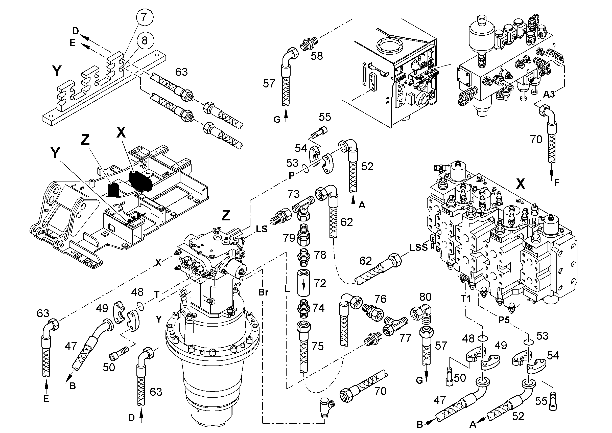 ШЛАНГ 25X1150 10018453 LIEBHERR
