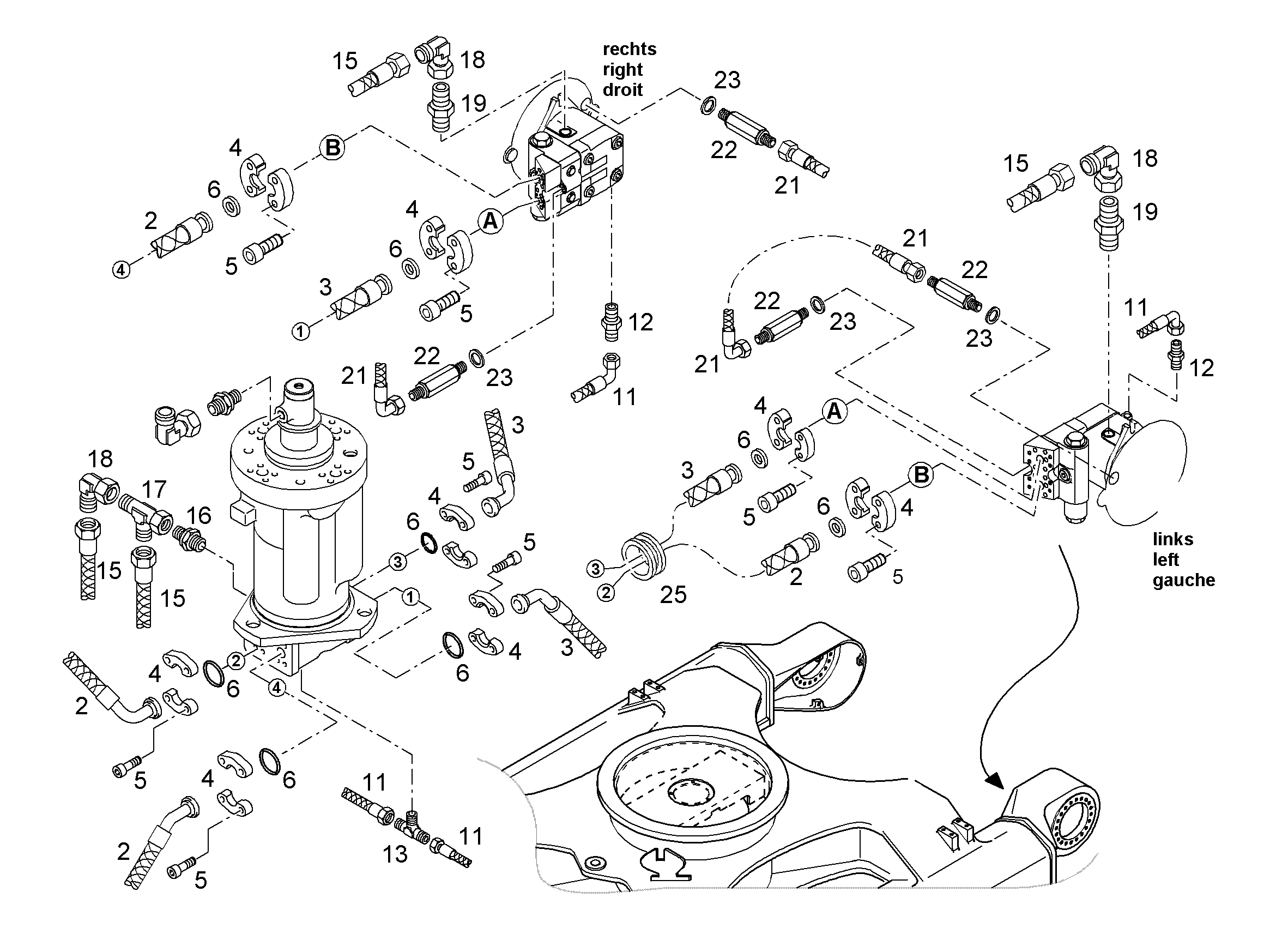 ШЛАНГ 25X2800 10019261 LIEBHERR