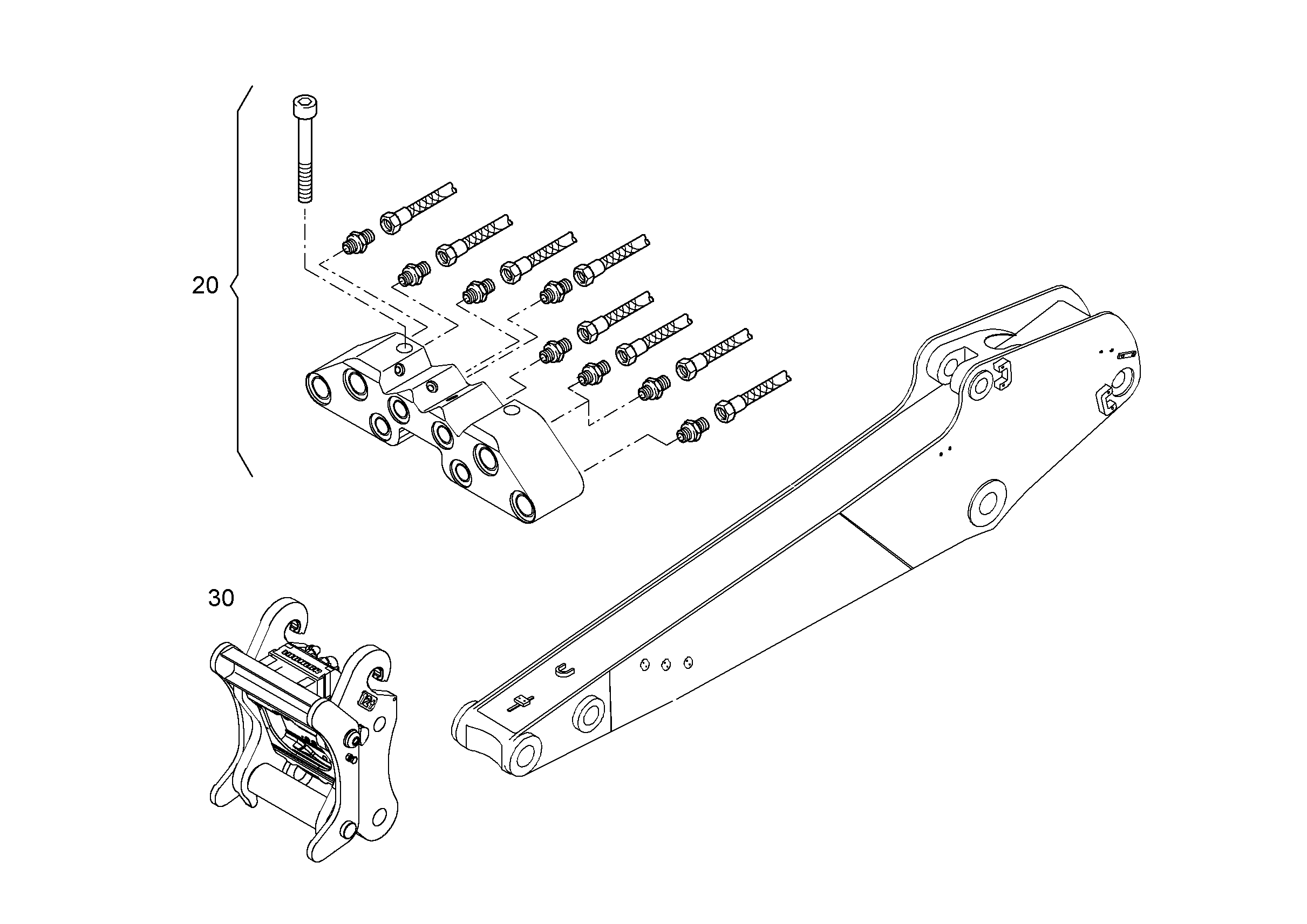 ЛИНИИ-НАБОР LIKUFIX 9283847 LIEBHERR