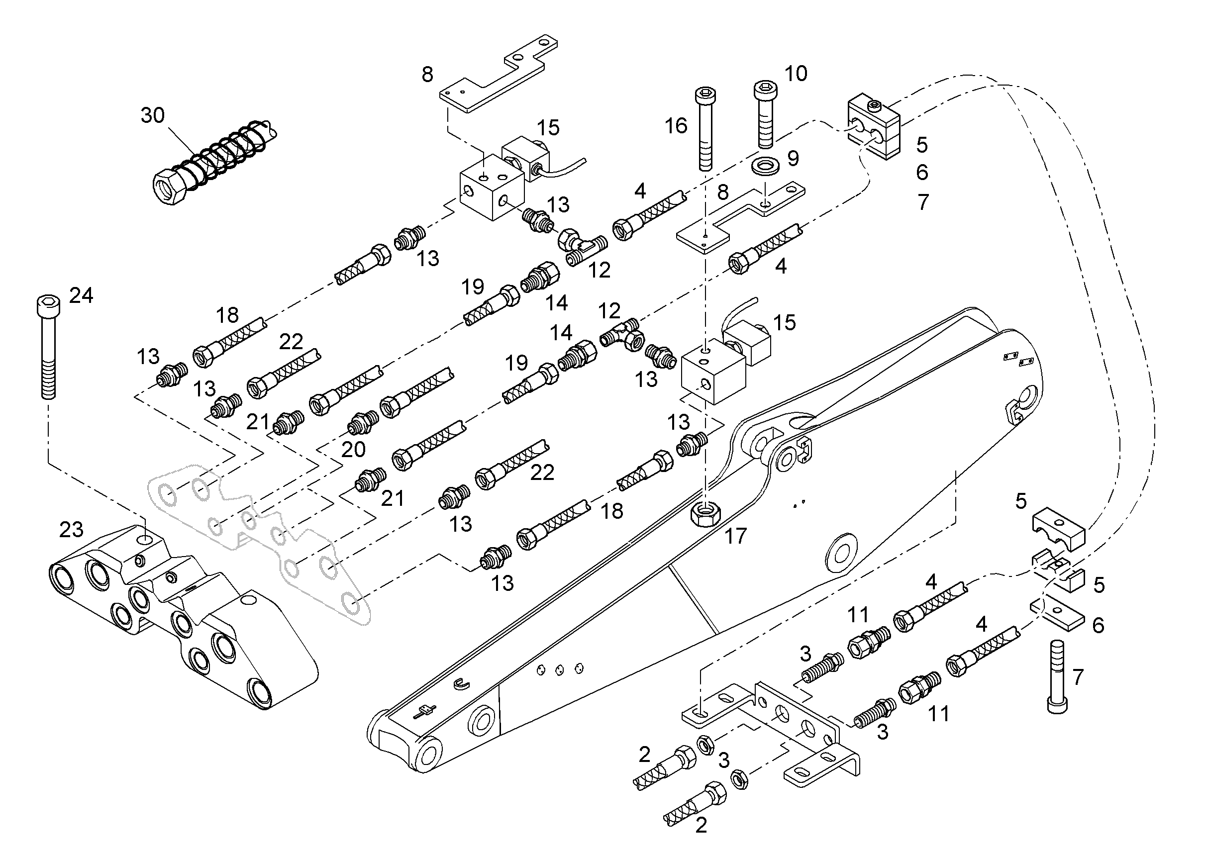 ШЛАНГ 6X940 10027228 LIEBHERR