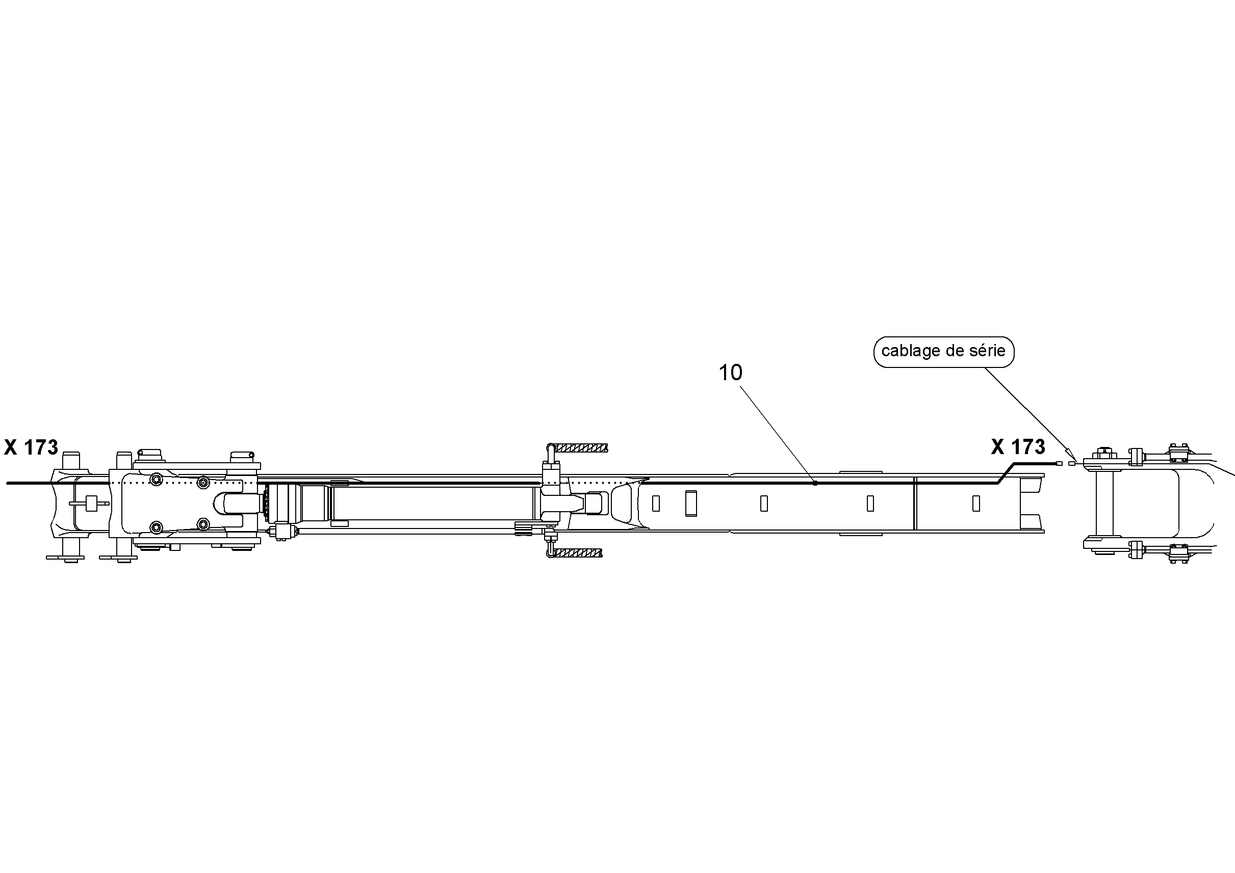 УДЛИНЕНИЕ, КОМПЛЕКТ КАБЕЛЕЙ SWA 10048378 LIEBHERR