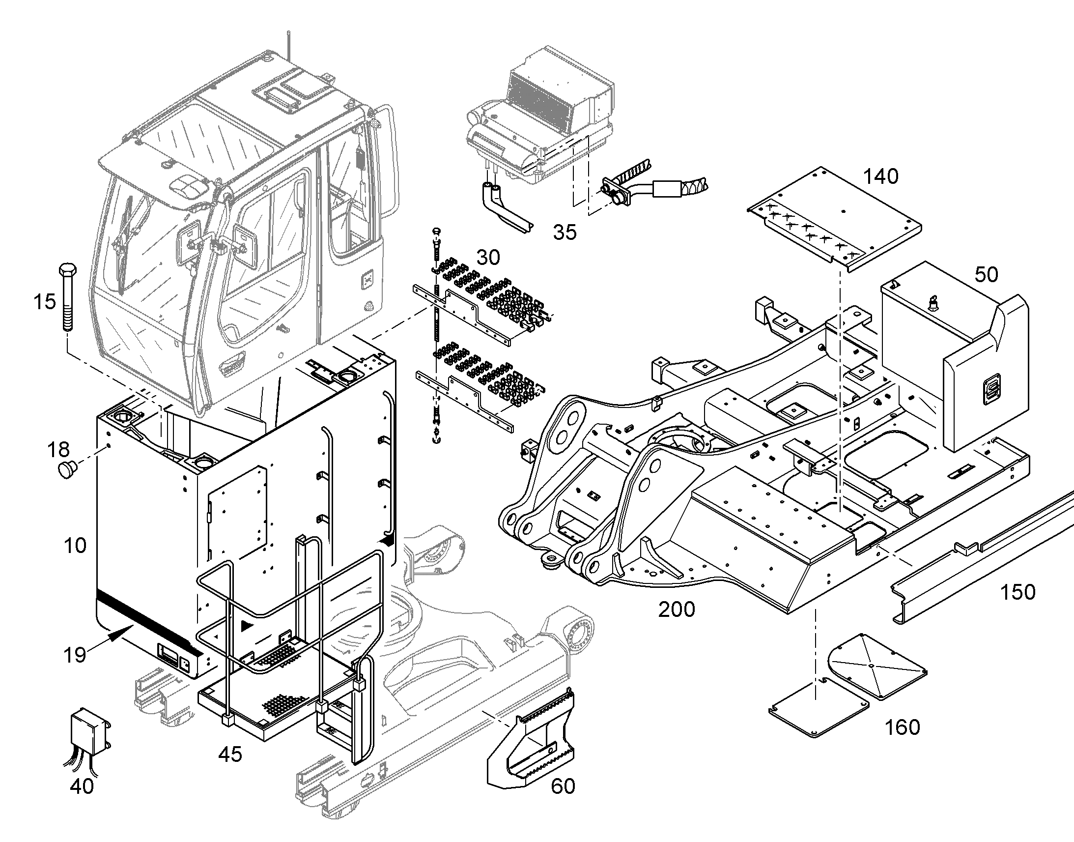 ПЛАТФОРМА 1500MM 9589023 LIEBHERR
