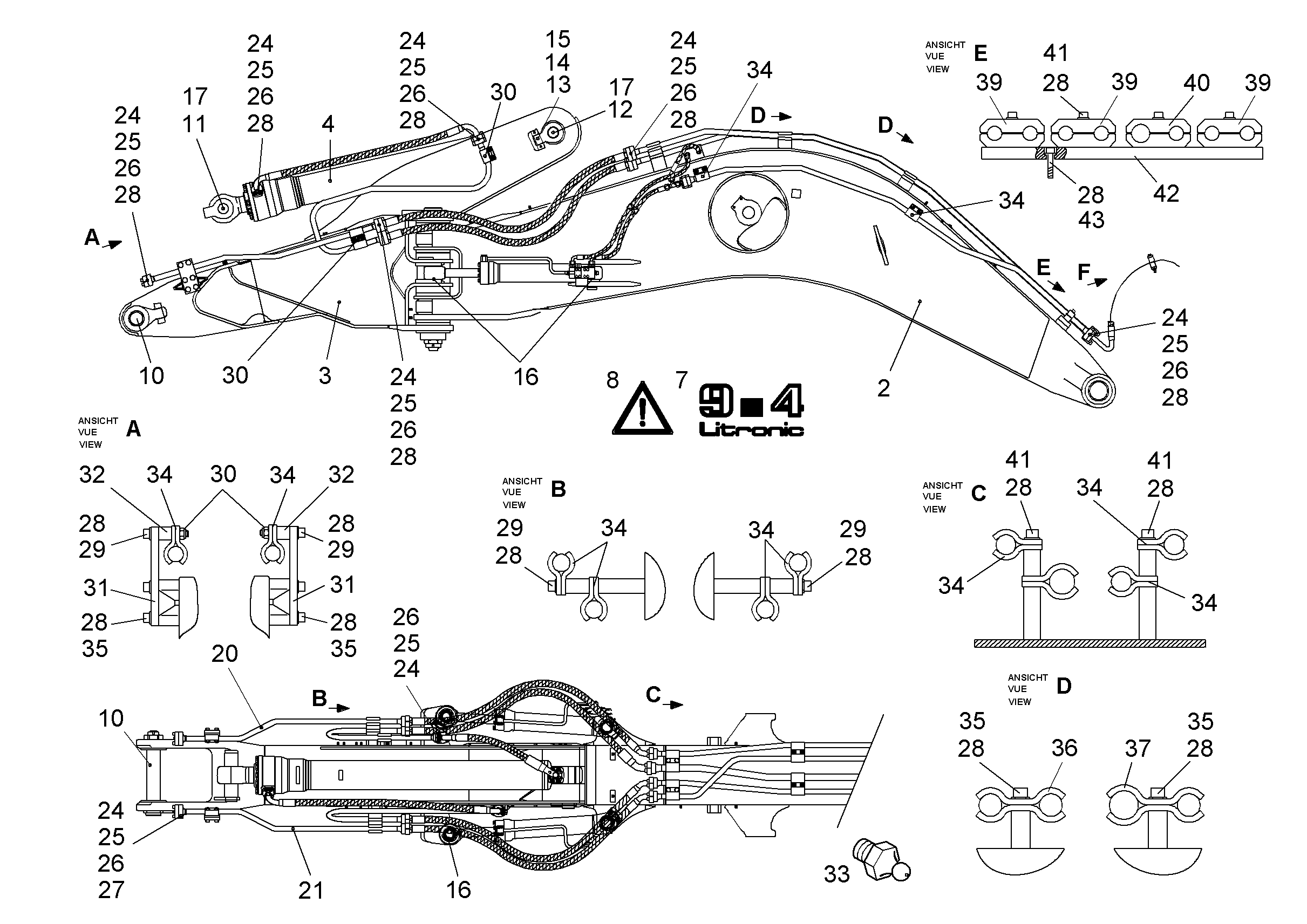 ГИДРОЦИЛИНДР 9957903 LIEBHERR
