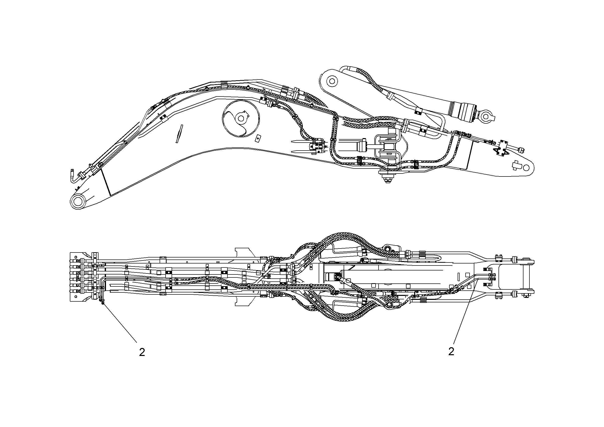 ПРОВОДКА ПРИВОД МЕХ. ПОВОРОТА 9941242 LIEBHERR