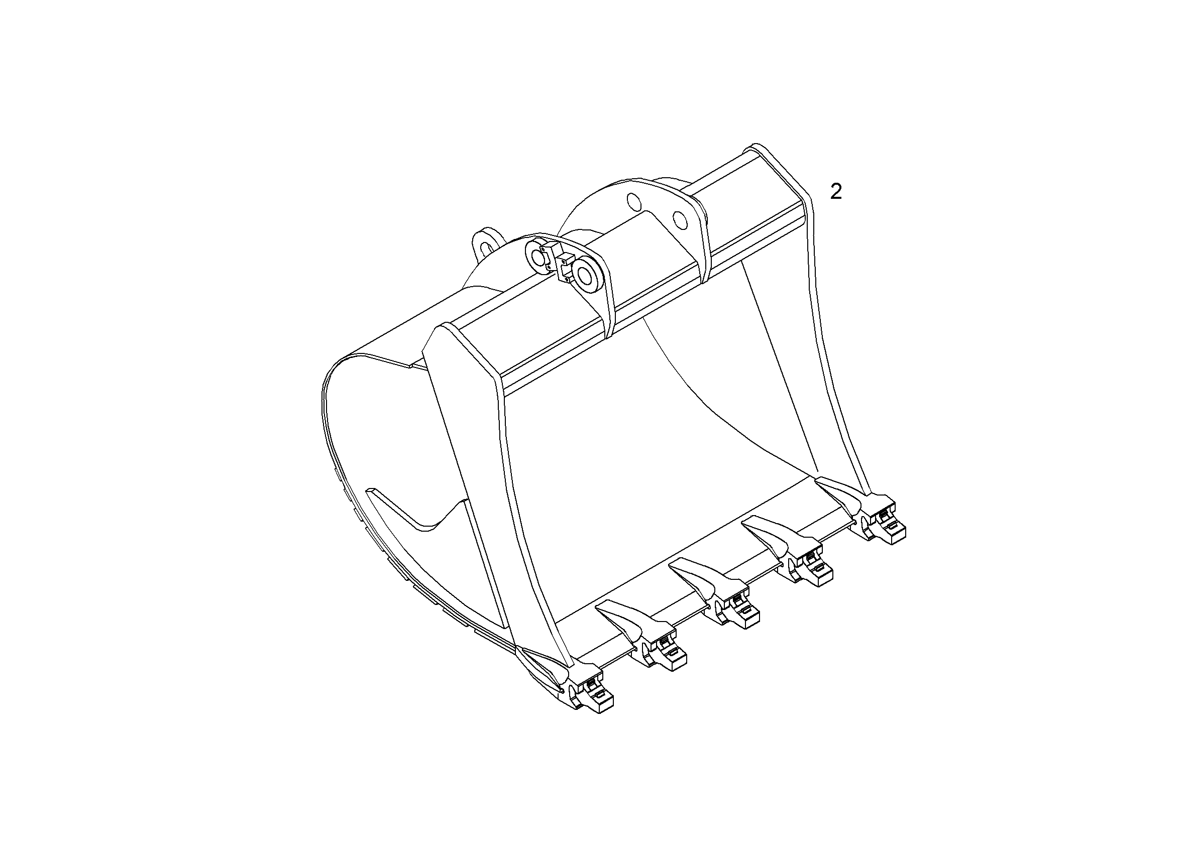 ЛОПАТА ОБРАТНАЯ HD 9942032 LIEBHERR