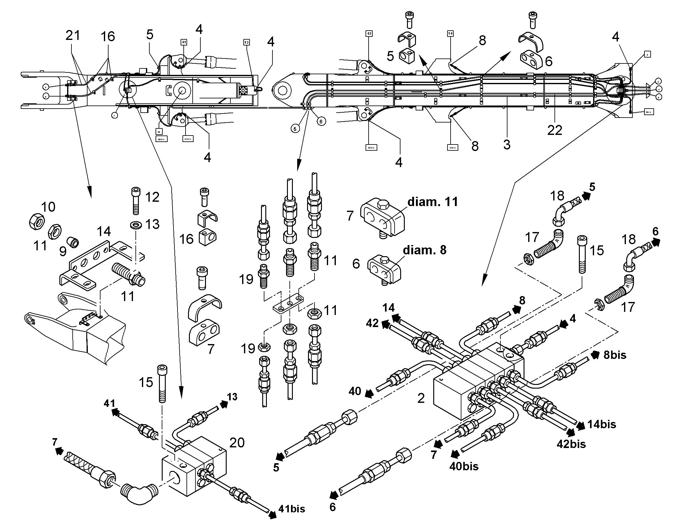 РАСПРЕДЕЛИТЕЛЬ MX-F 3/3 10037693 LIEBHERR