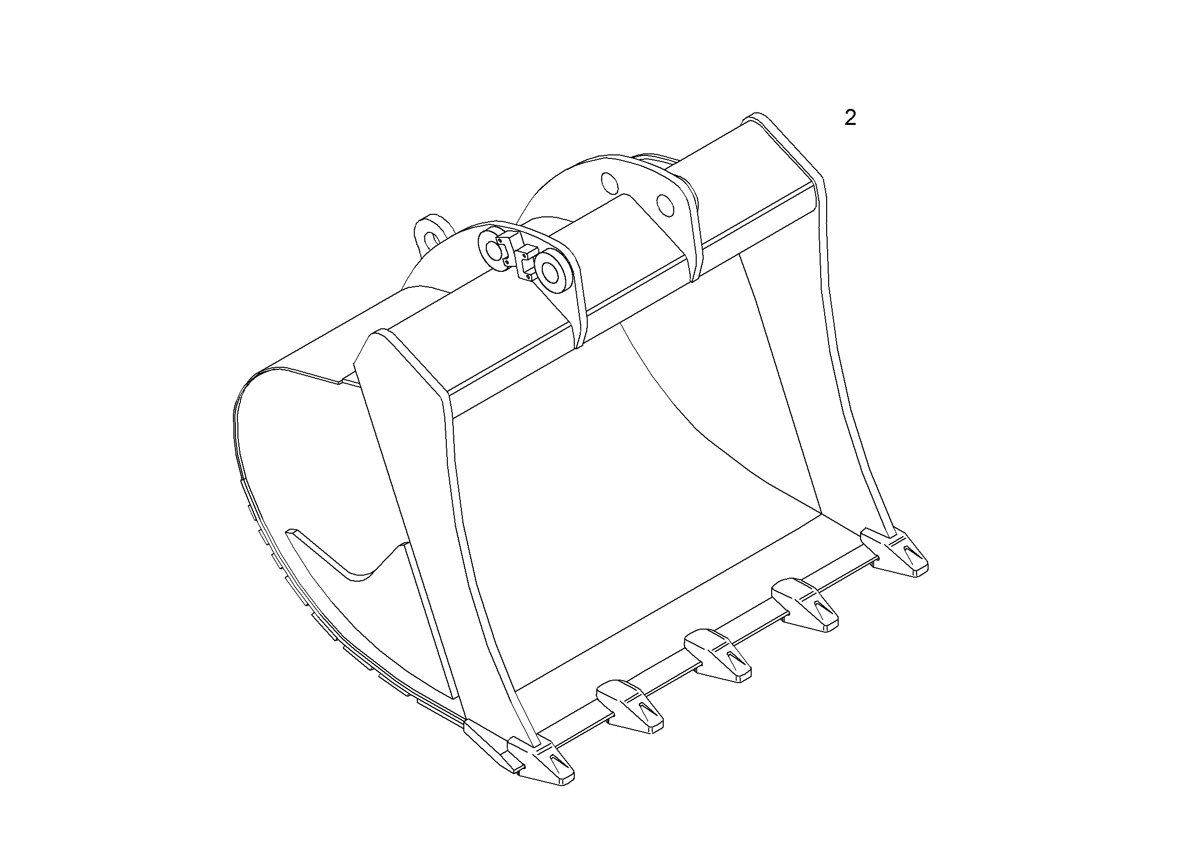 ЛОПАТА ОБРАТНАЯ HD 9943024 LIEBHERR