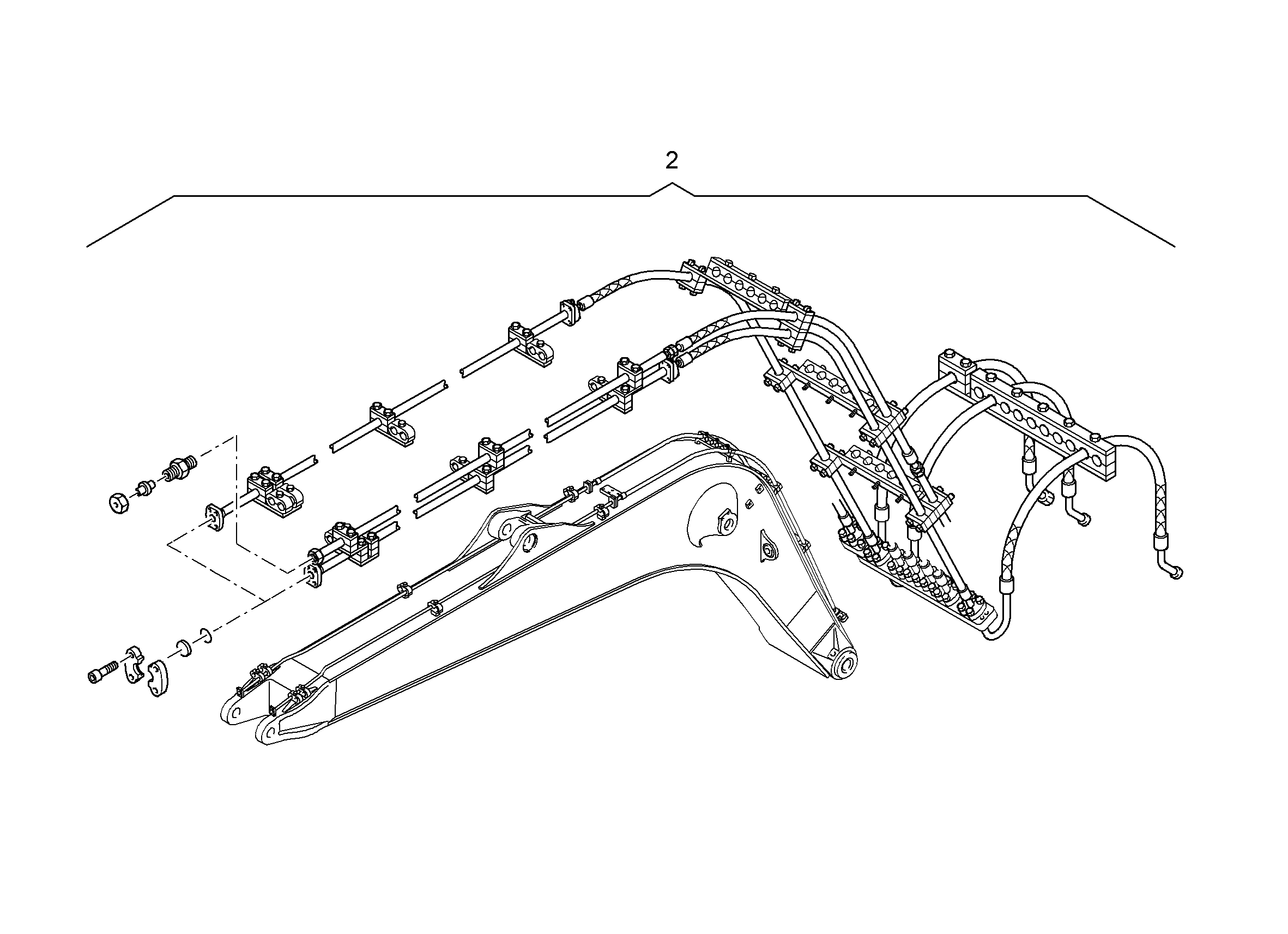 ПРОВОДКА МОНТАЖ AHS 9938939 LIEBHERR