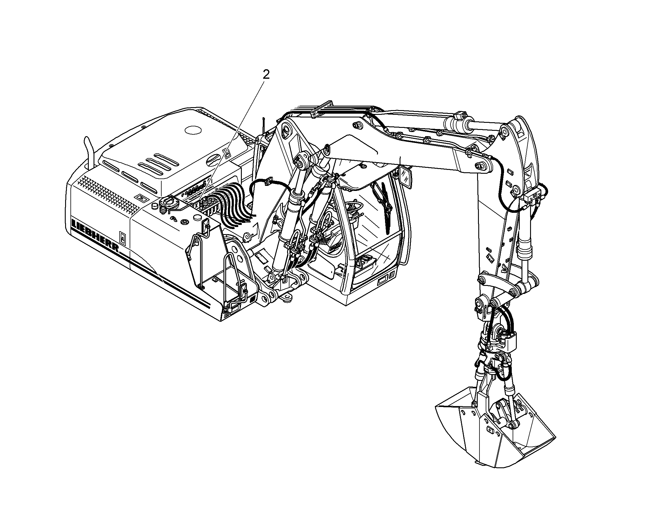ПЕРЕКЛЮЧЕНИЕ УПРАВЛЕНИЕ AHS 10075625 LIEBHERR