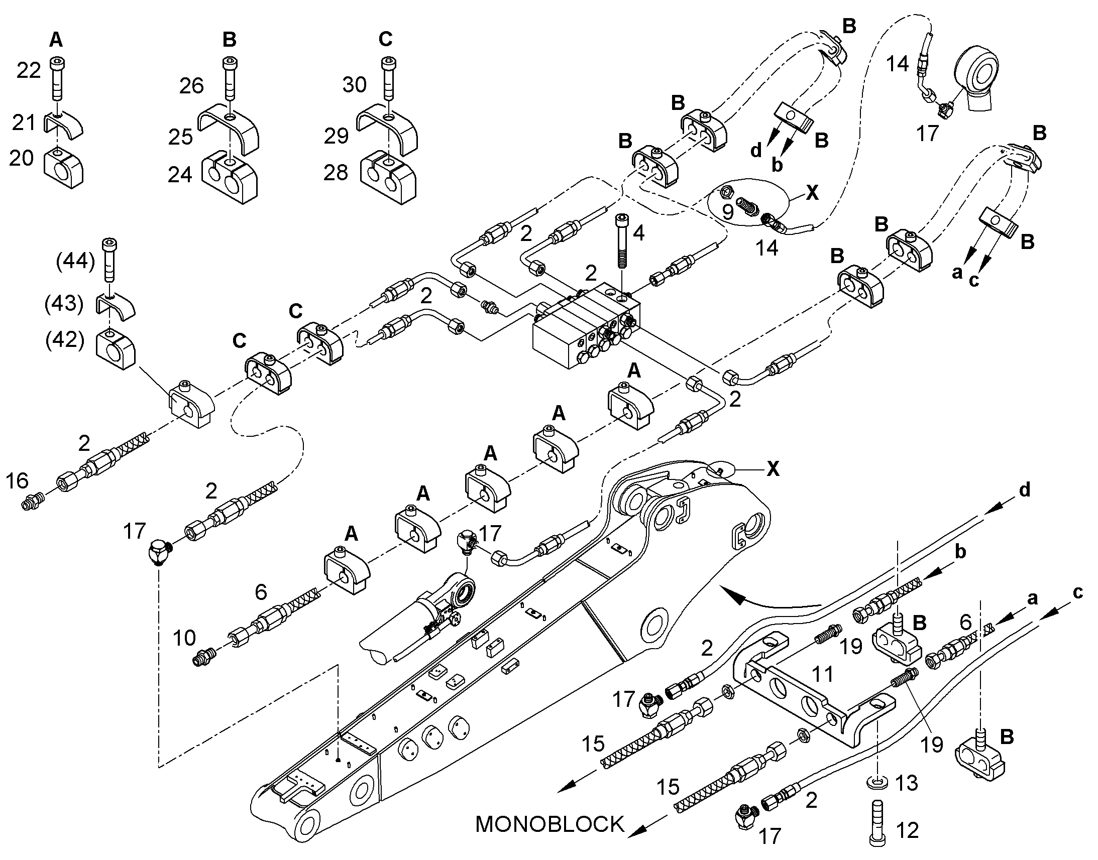 ШЛАНГ 6,3X4045 10041727 LIEBHERR