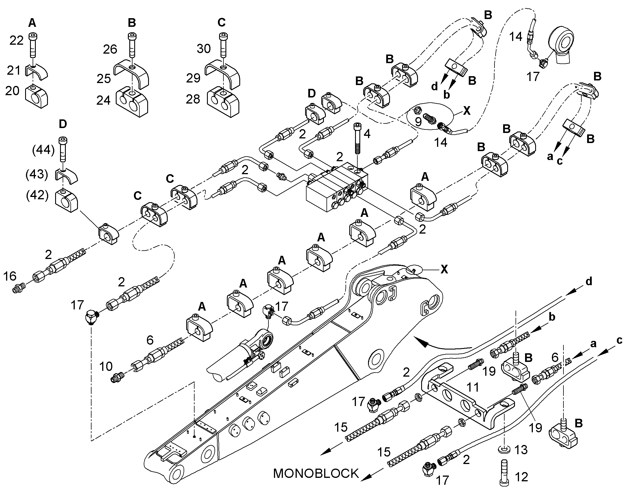 ШЛАНГ 6,3X4575 10041726 LIEBHERR