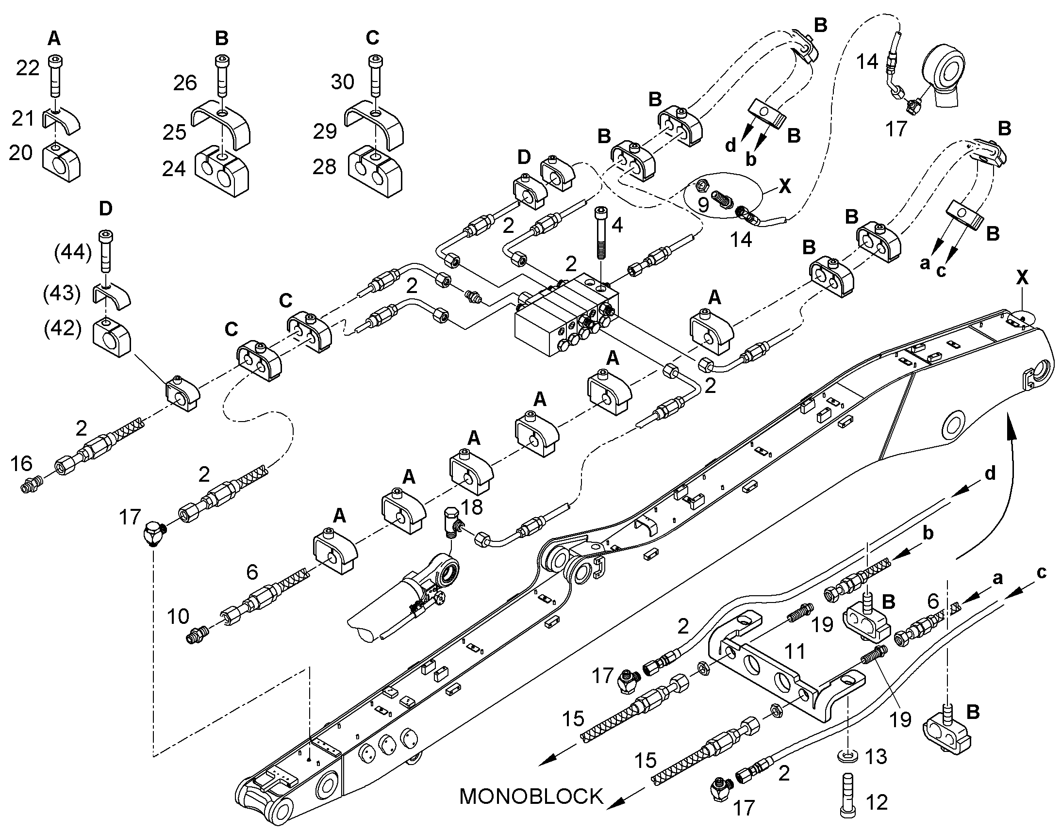 ШЛАНГ 6,3X6605 10032720 LIEBHERR
