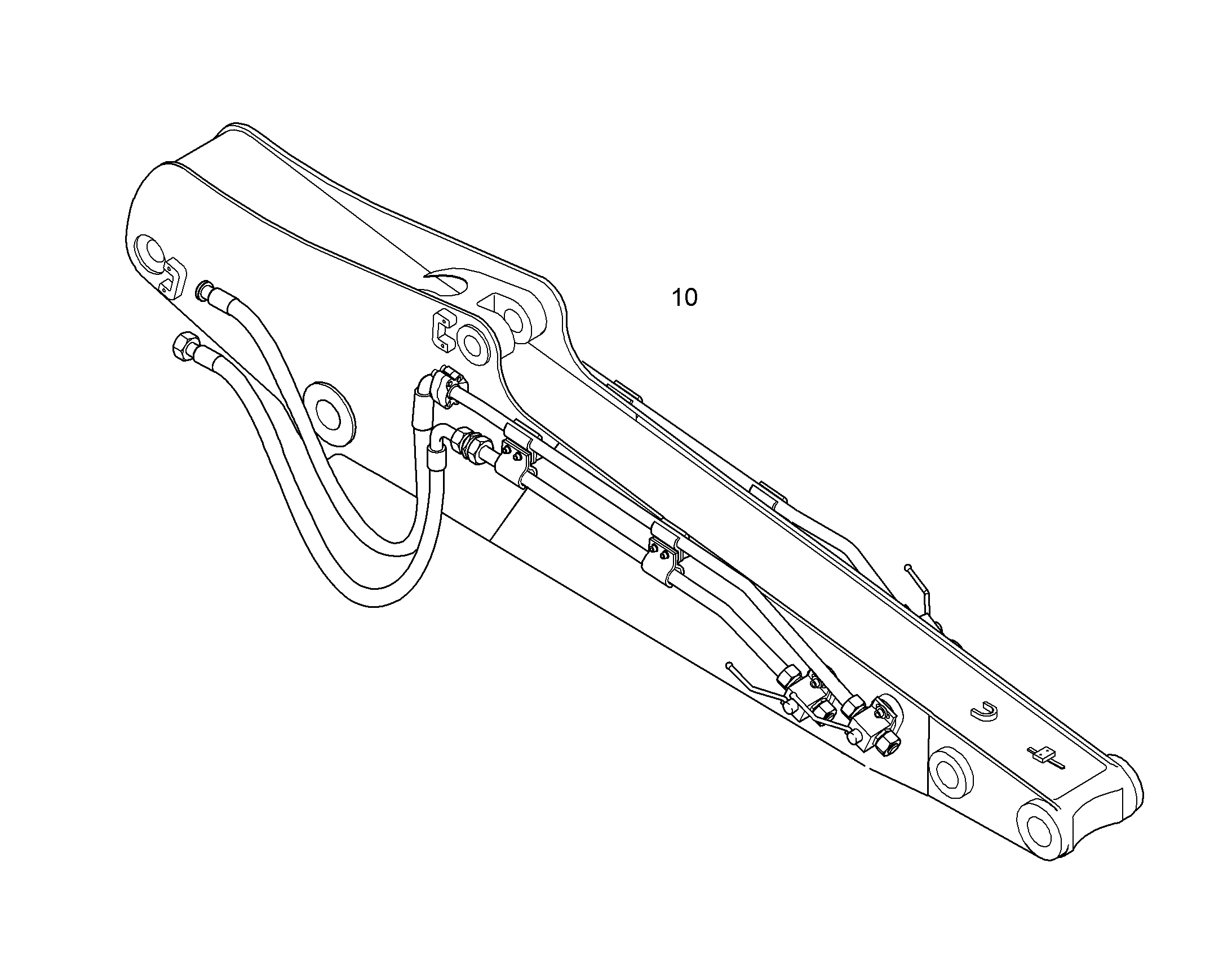 ПРОВОДКА МОНТАЖ AHS 10076395 LIEBHERR