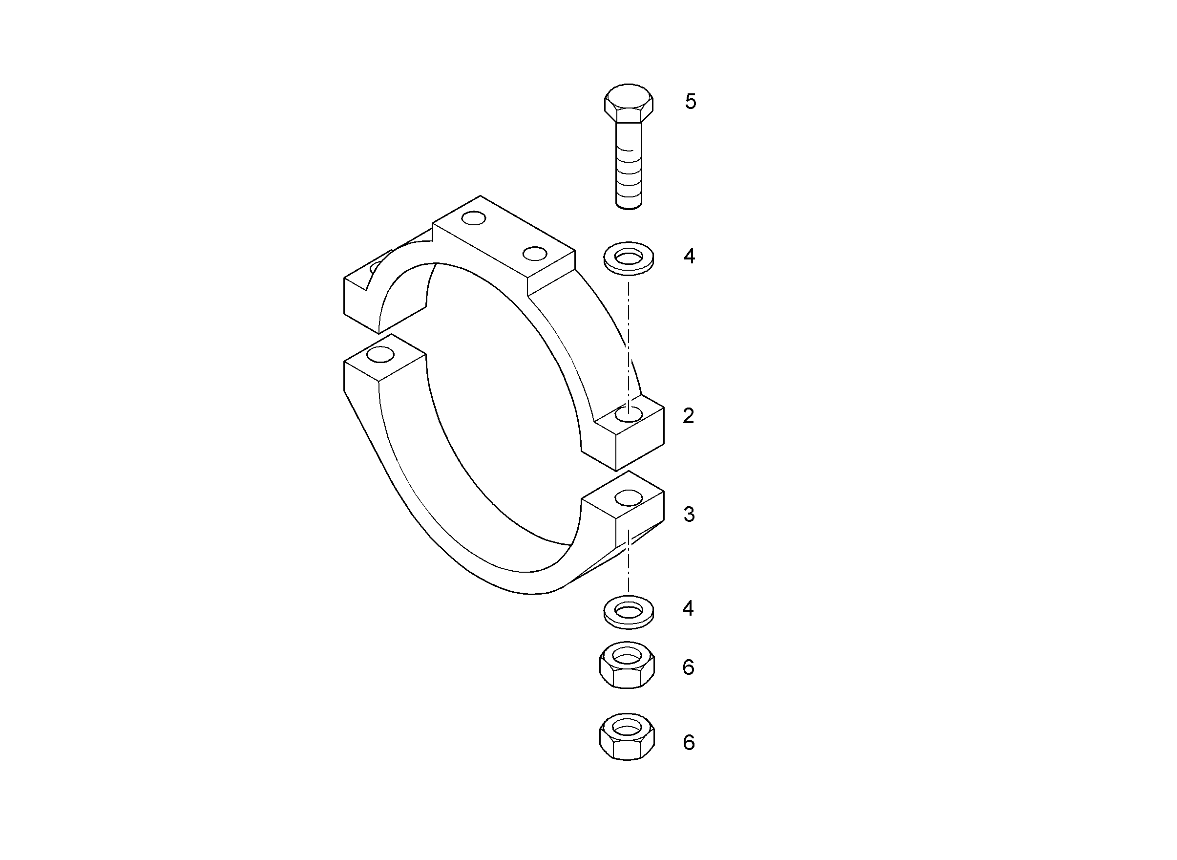 ПОЛУХОМУТИК d=205 9936557 LIEBHERR