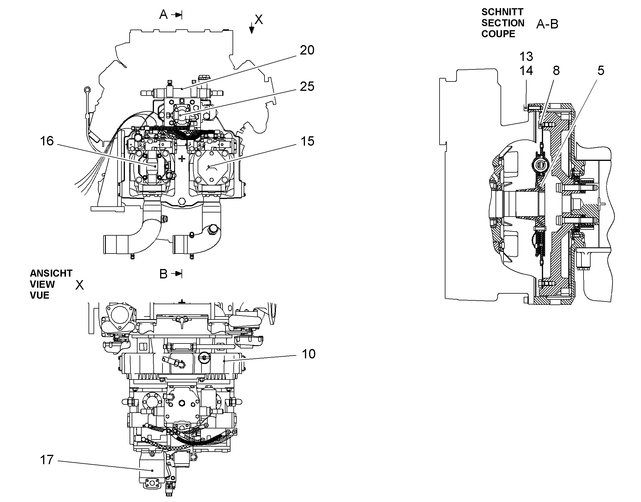 АГРЕГАТ МНОГОКОНТУРНЫЙ 9077450 LIEBHERR