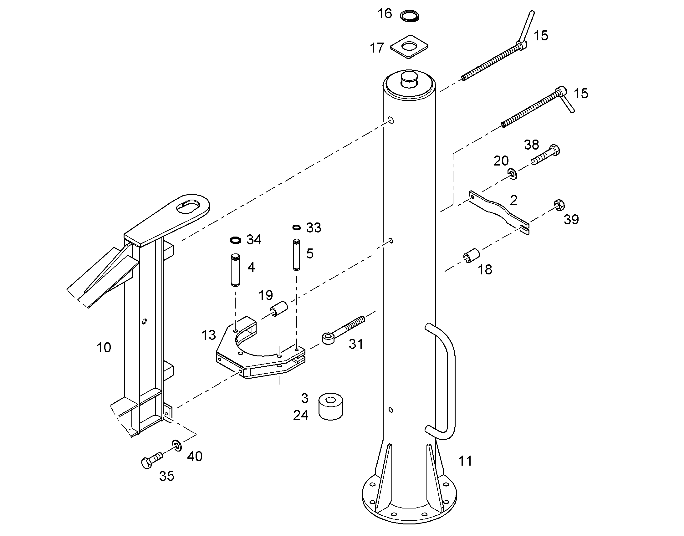 ПОДЪЕМНЫЙ МЕХАНИЗМ 9014469 LIEBHERR