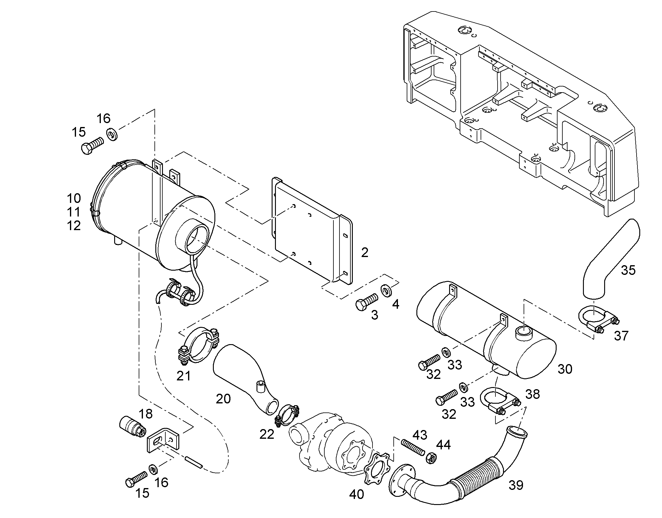 ШУМОГЛУШИТЕЛЬ 10020706 LIEBHERR