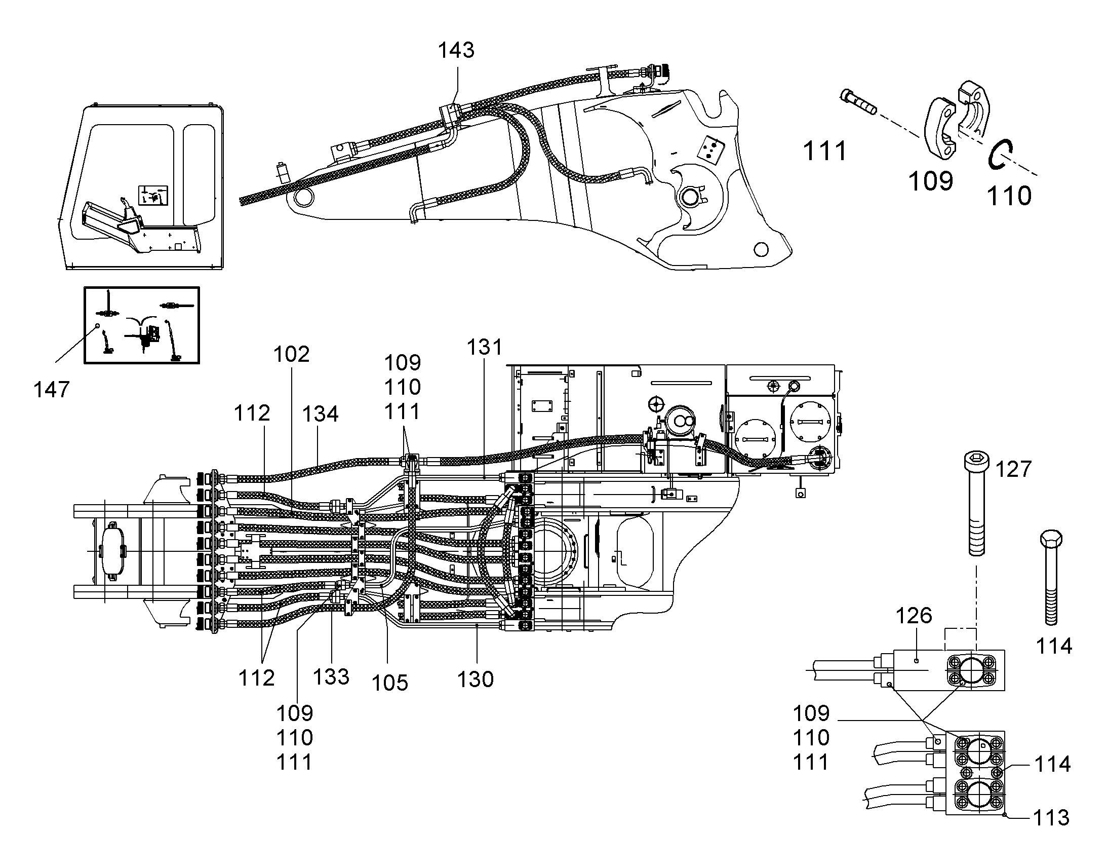 ШЛАНГ 32X1450 10030033 LIEBHERR