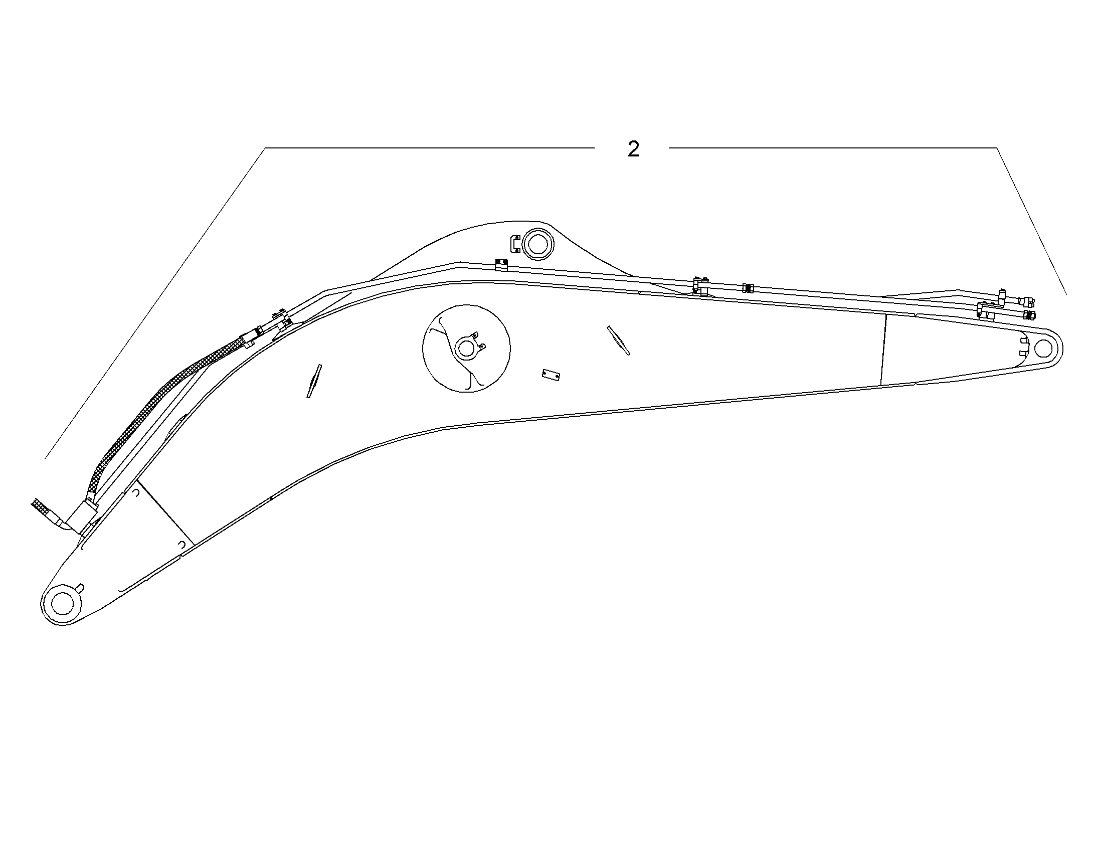 ПРОВОДКА МОНТАЖ AHS 9007470 LIEBHERR