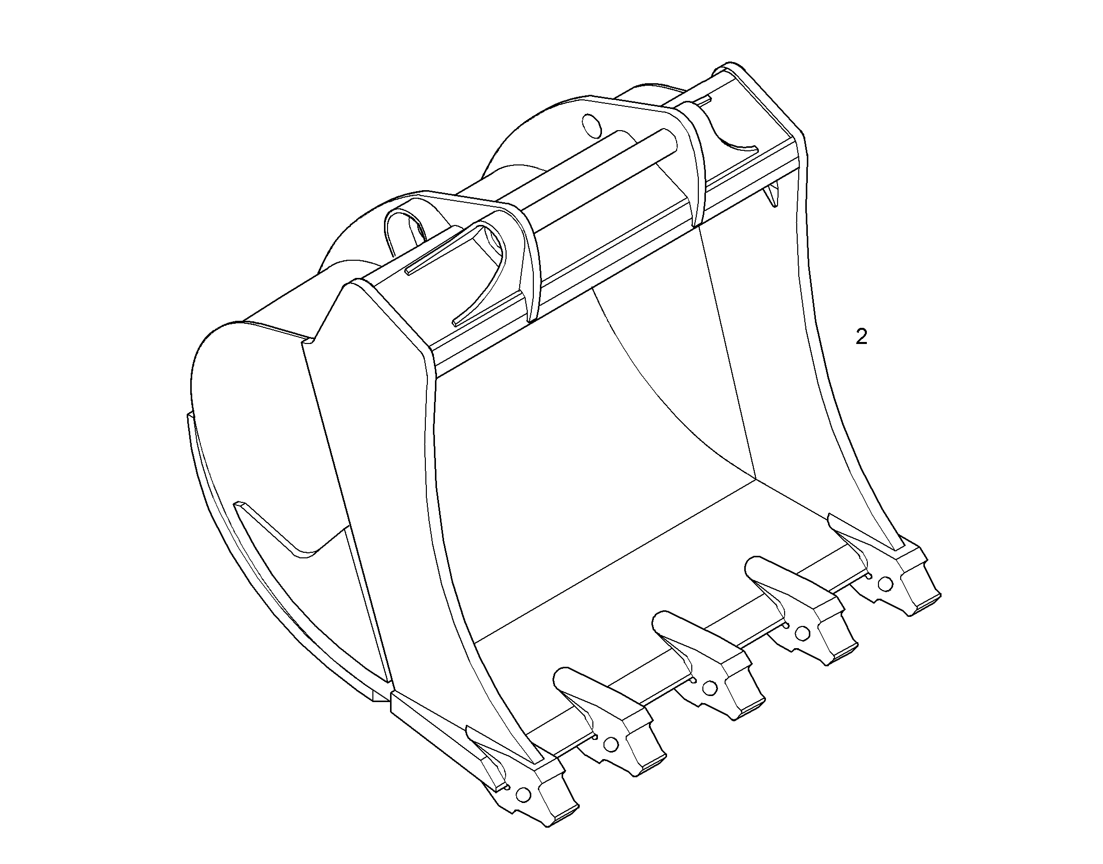 ЛОПАТА ОБРАТНАЯ HD 9937101 LIEBHERR