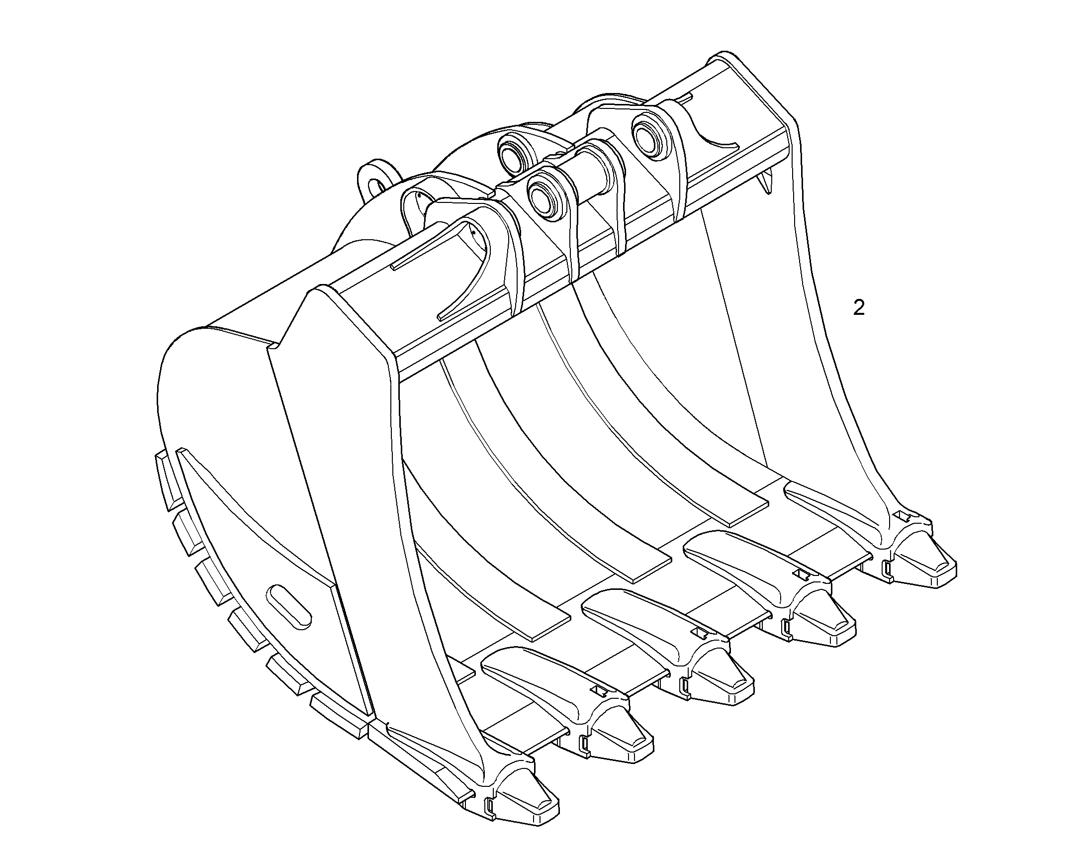 ЛОПАТА ОБРАТНАЯ HD 9015413 LIEBHERR