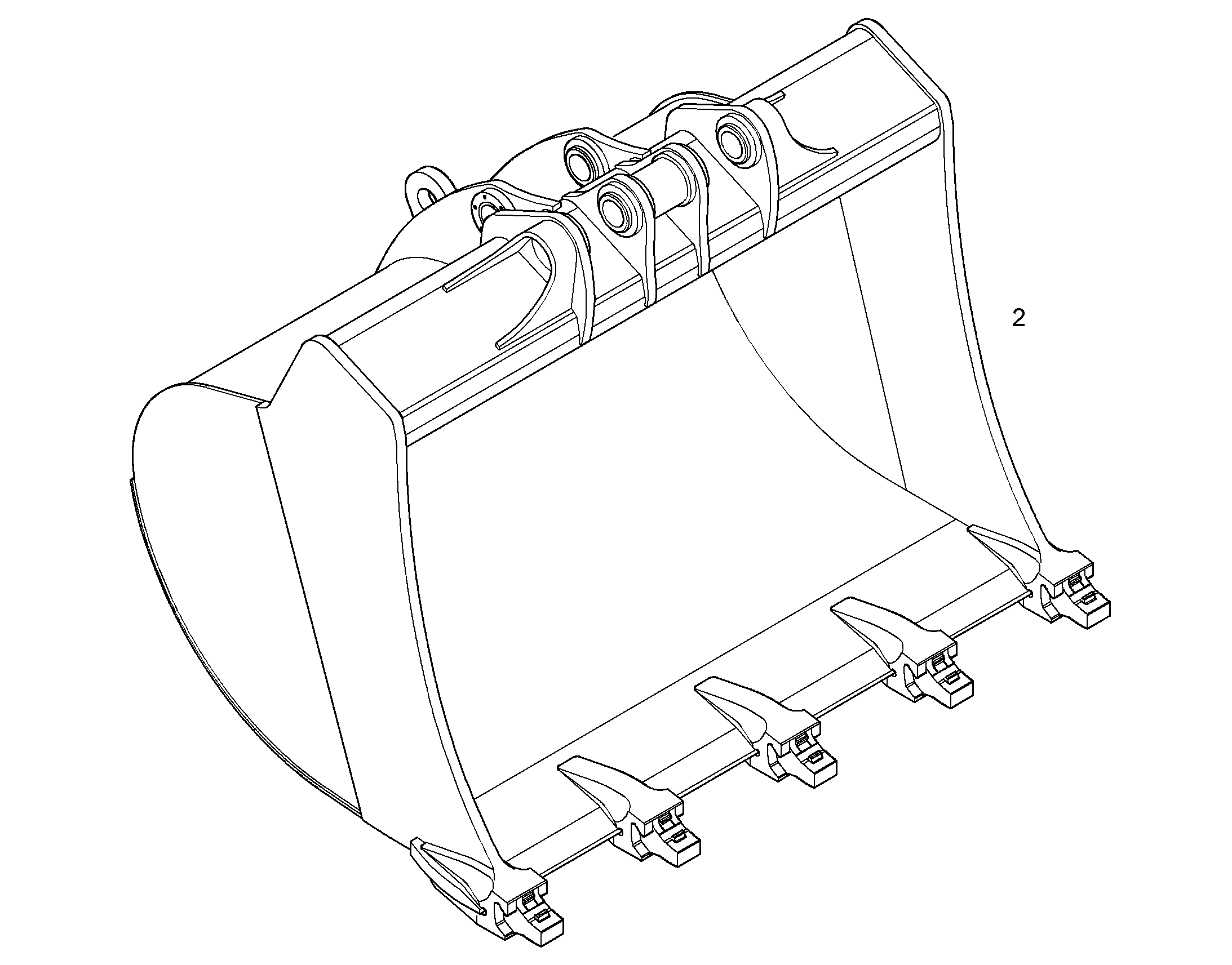 ЛОПАТА ОБРАТНАЯ 9016815 LIEBHERR